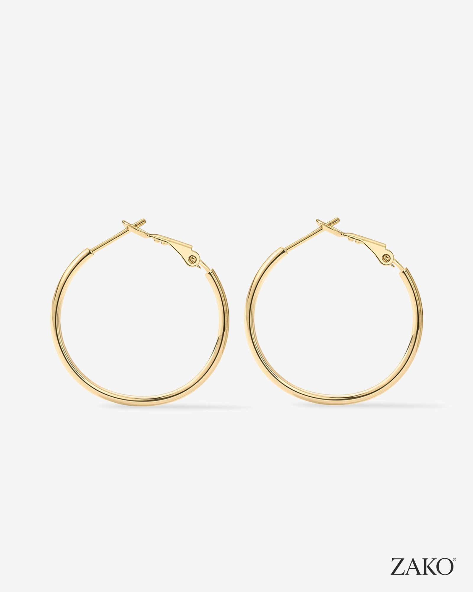 Fern Thin Hoops - Image 6