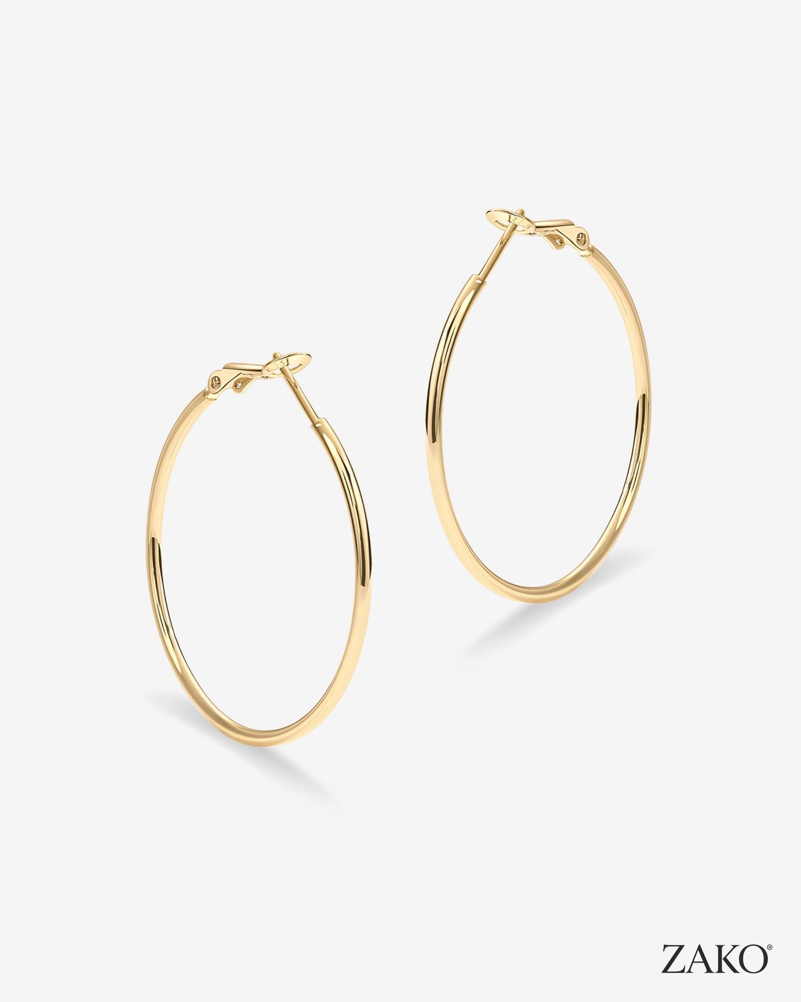 Fern Thin Hoops - Image 13