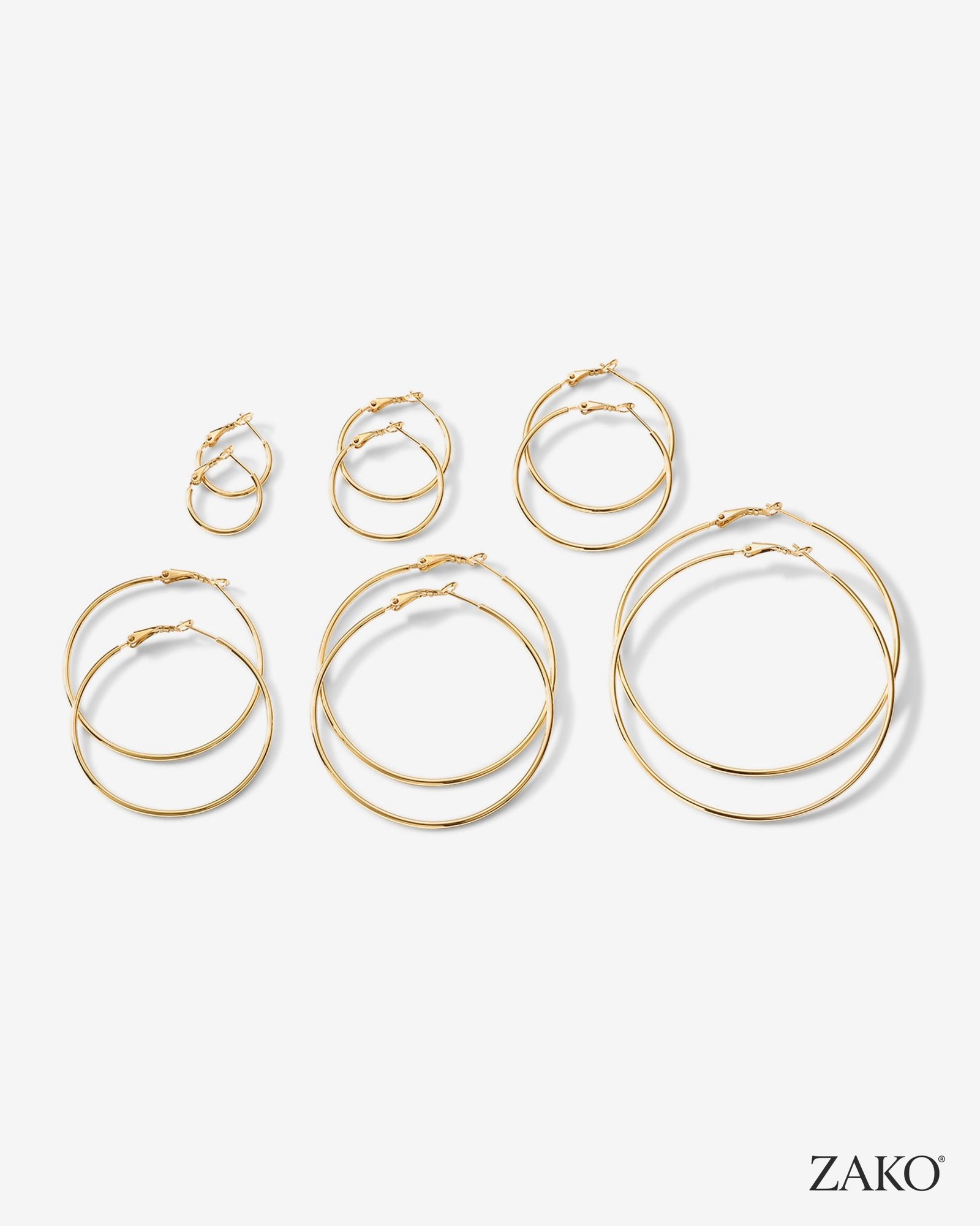 Fern Thin Hoops - Image 15