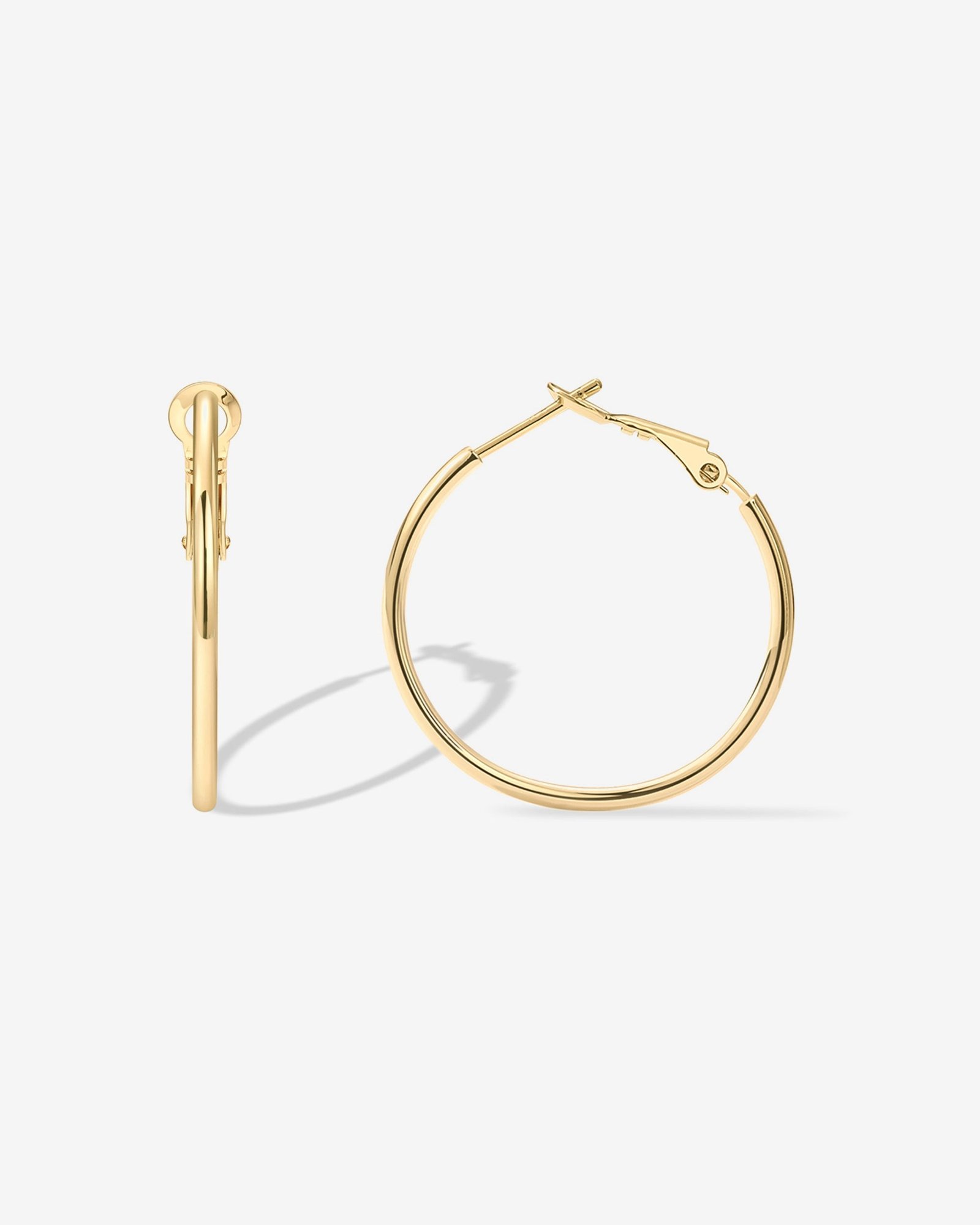 Fern Thin Hoops - Image 4