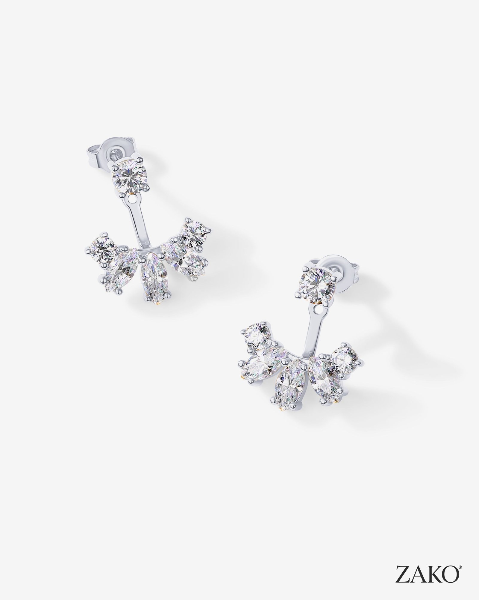 Mira Cluster Earrings - Image 10
