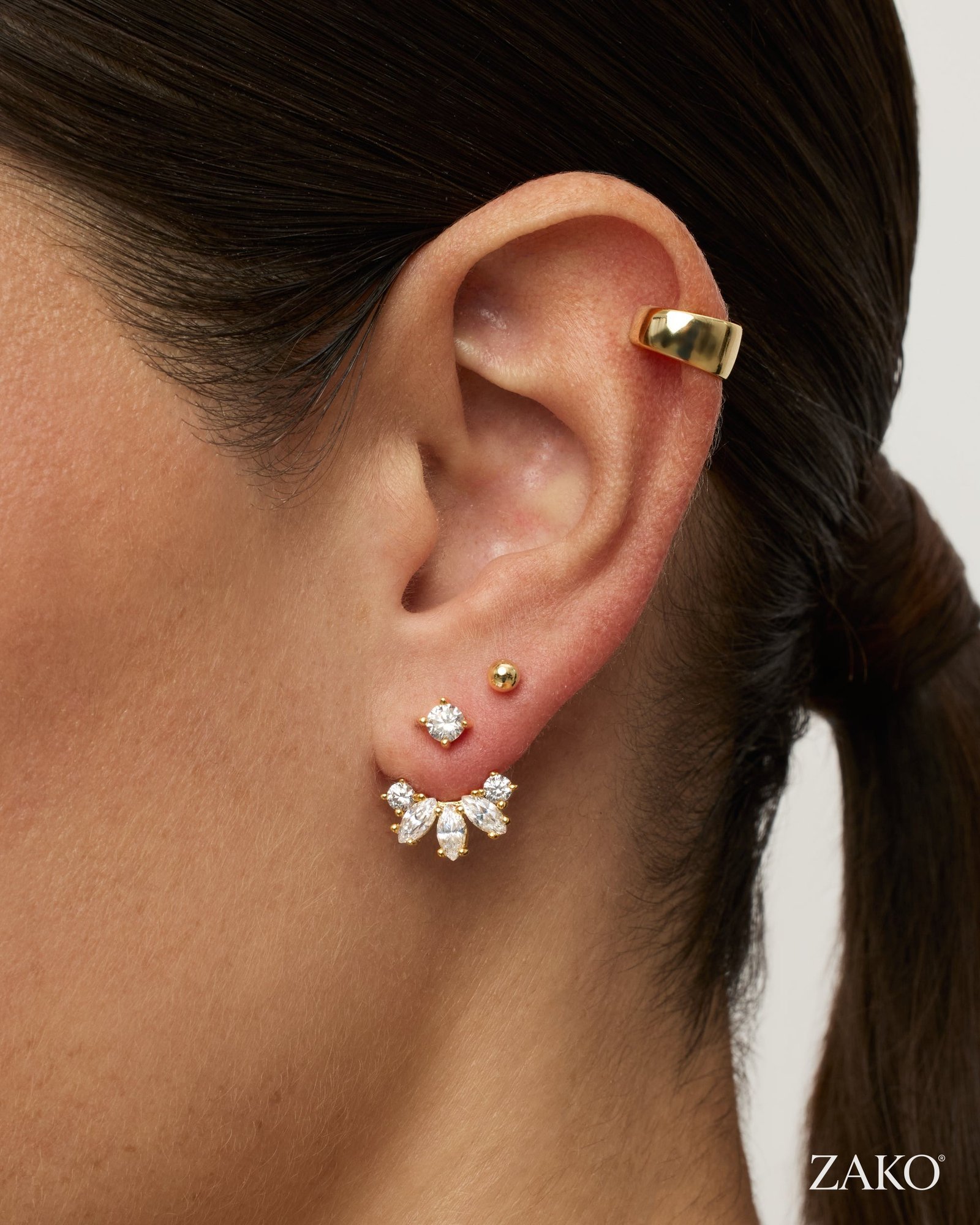 Mira Cluster Earrings - Image 4