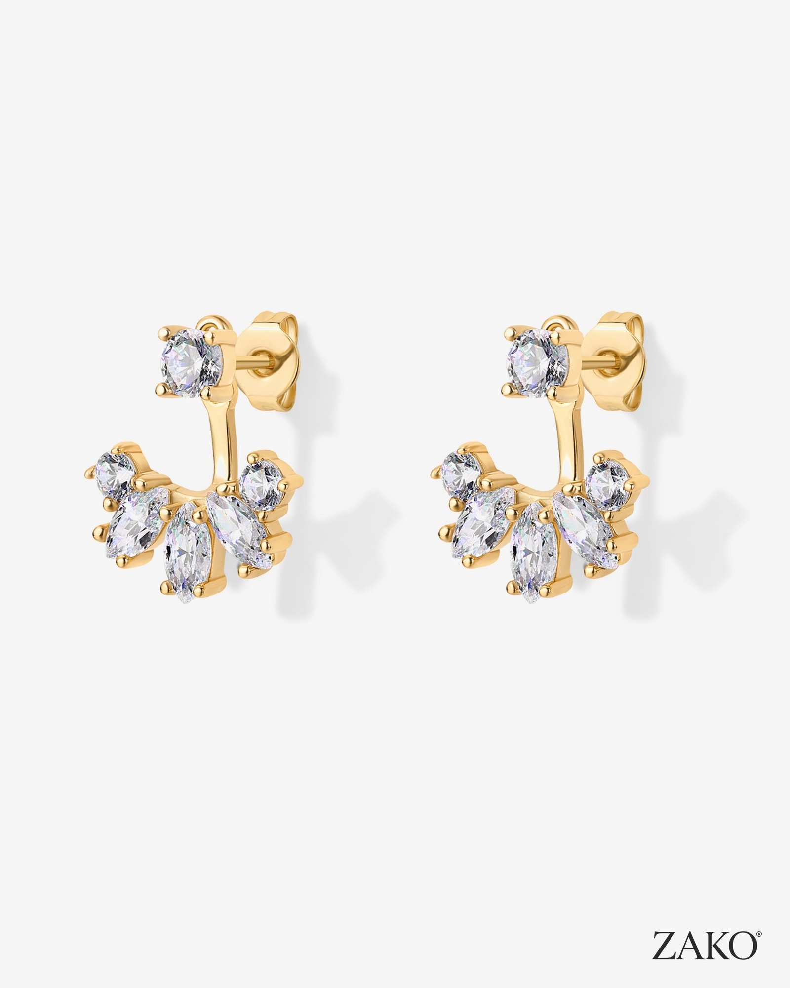 Mira Cluster Earrings - Image 2