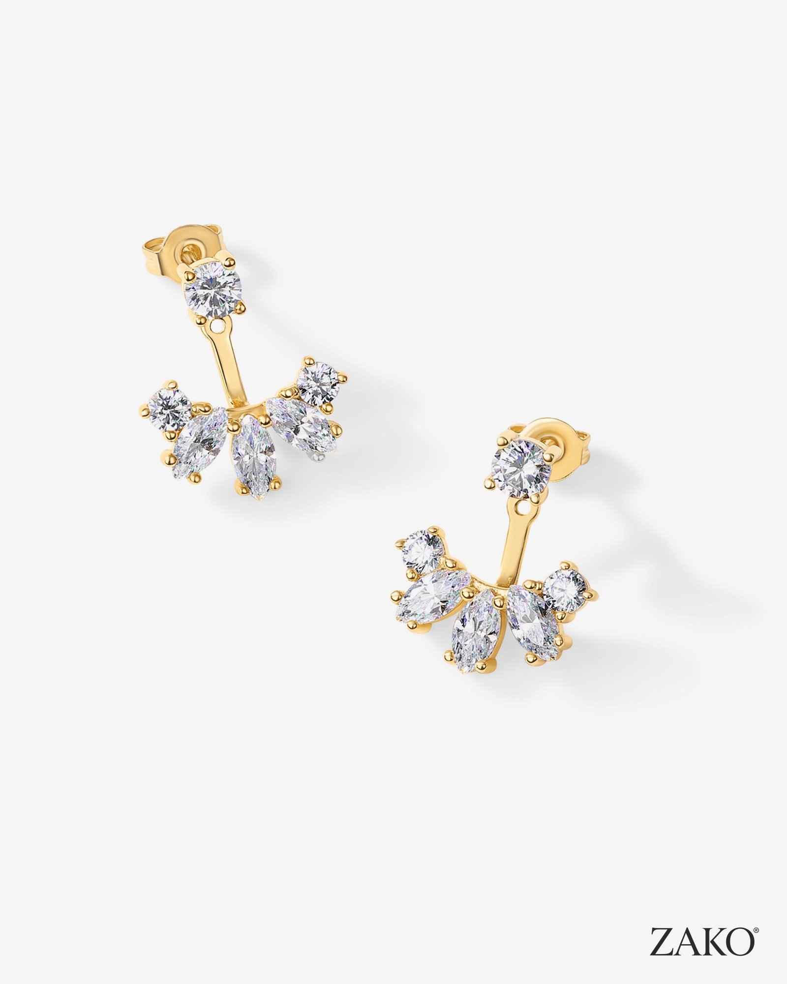 Mira Cluster Earrings - Image 6