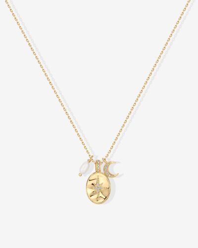 Dalia Cluster Necklace
