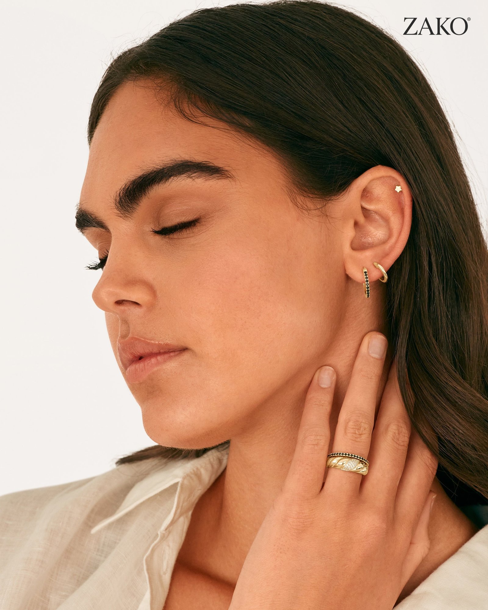 Tess Hoop Earrings - Image 15