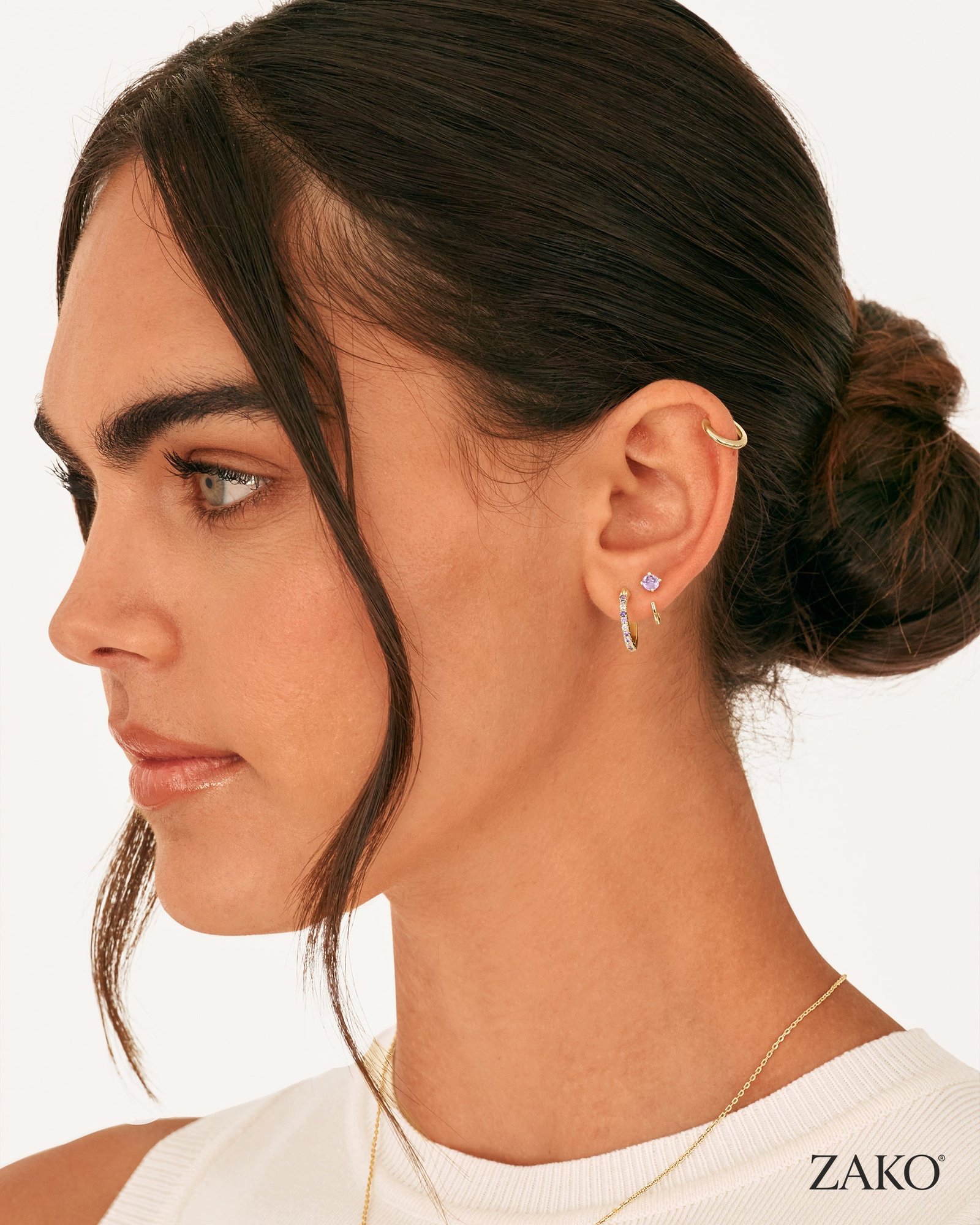 Tess Hoop Earrings - Image 9