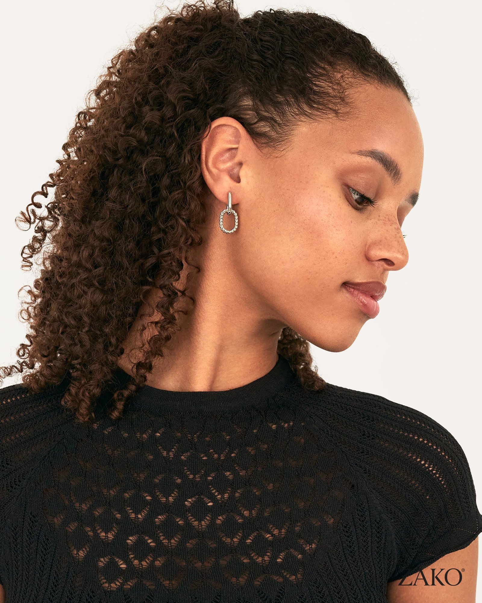 Sylvie Link Earrings - Image 8