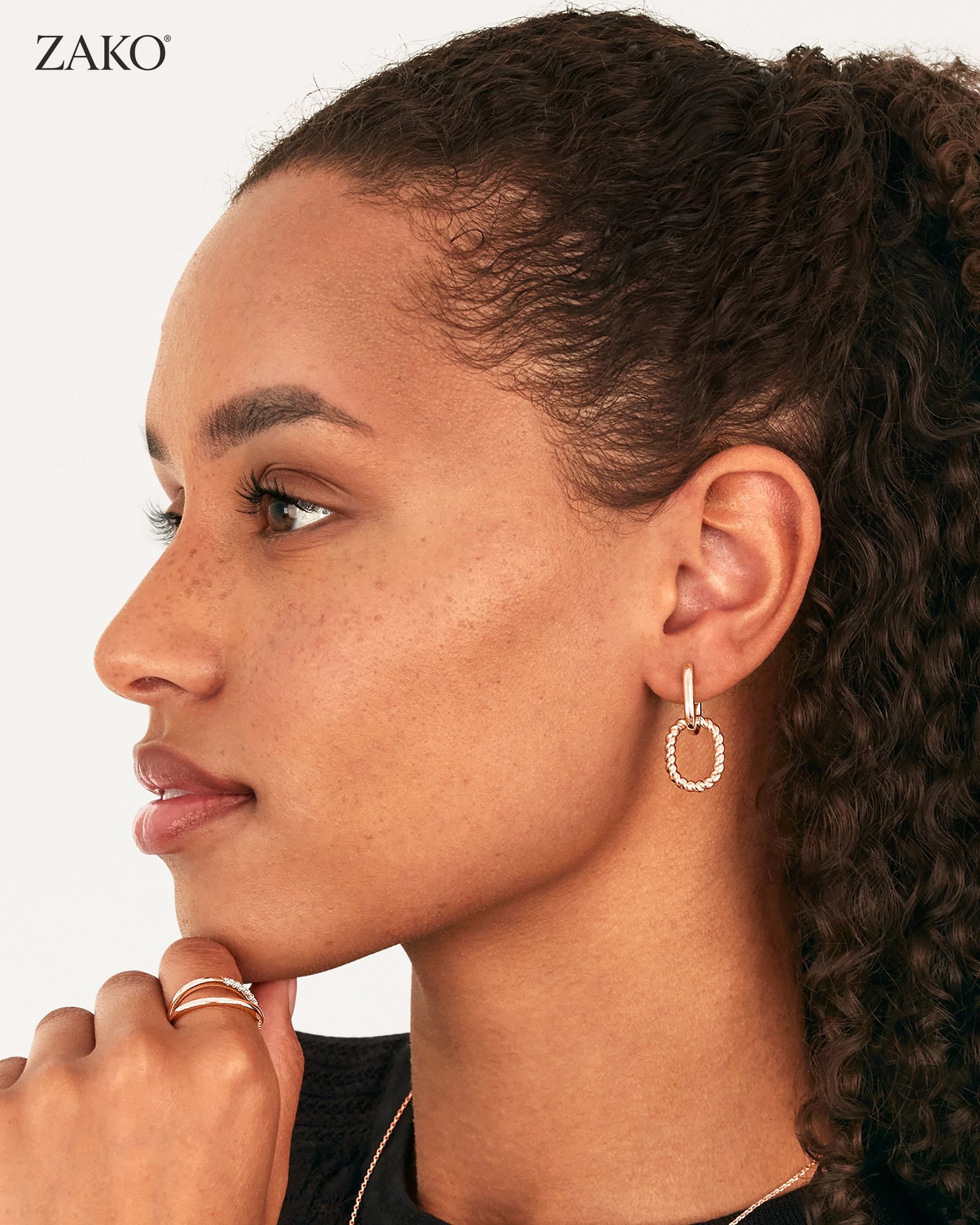 Sylvie Link Earrings - Image 9
