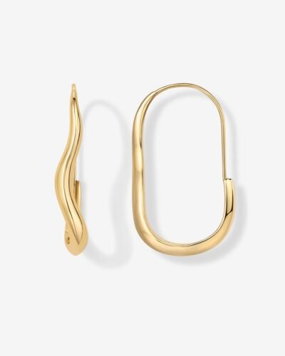 Margot Wavy Hoops