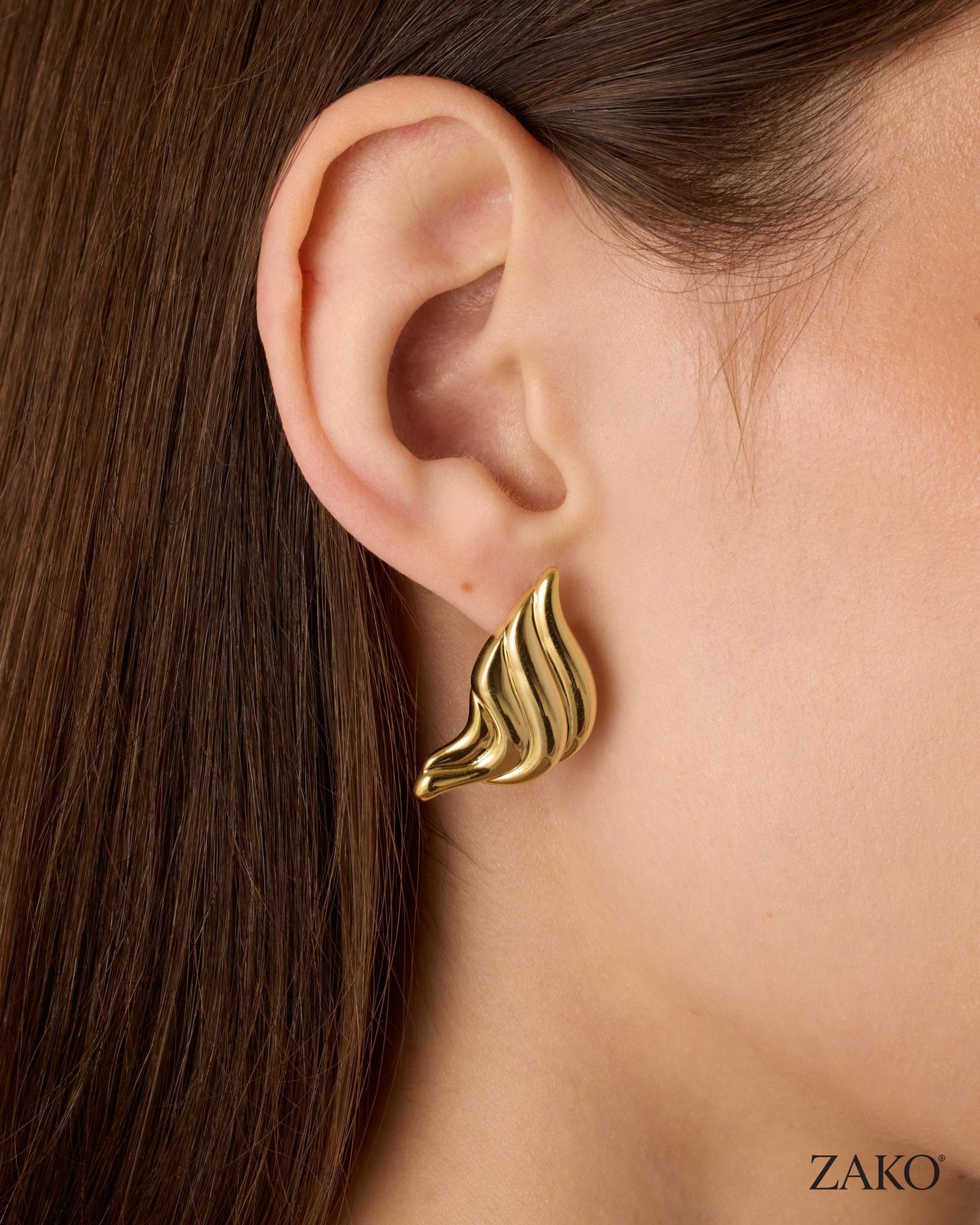 Isolde Croissant Studs - Image 6