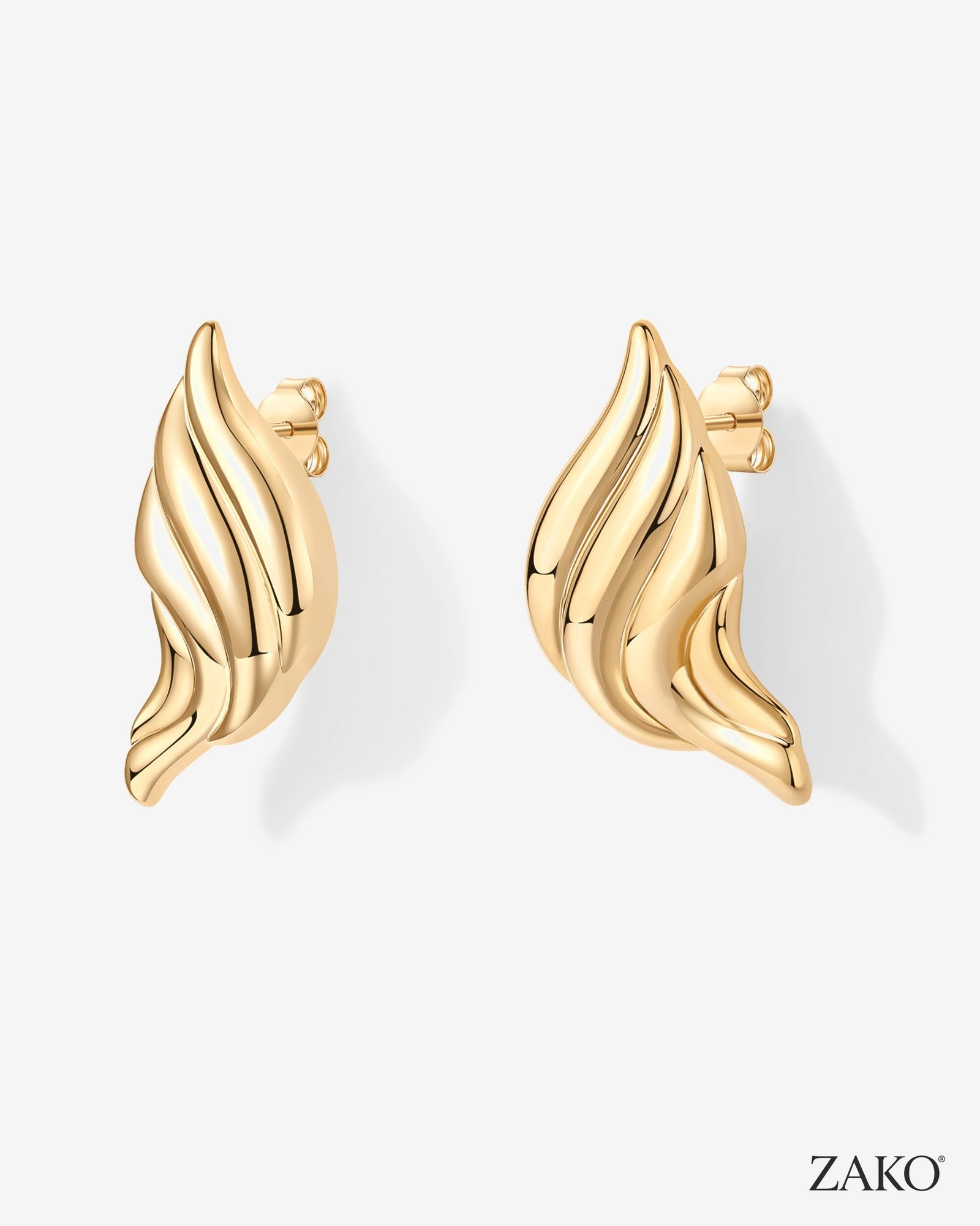 Isolde Croissant Studs - Image 2