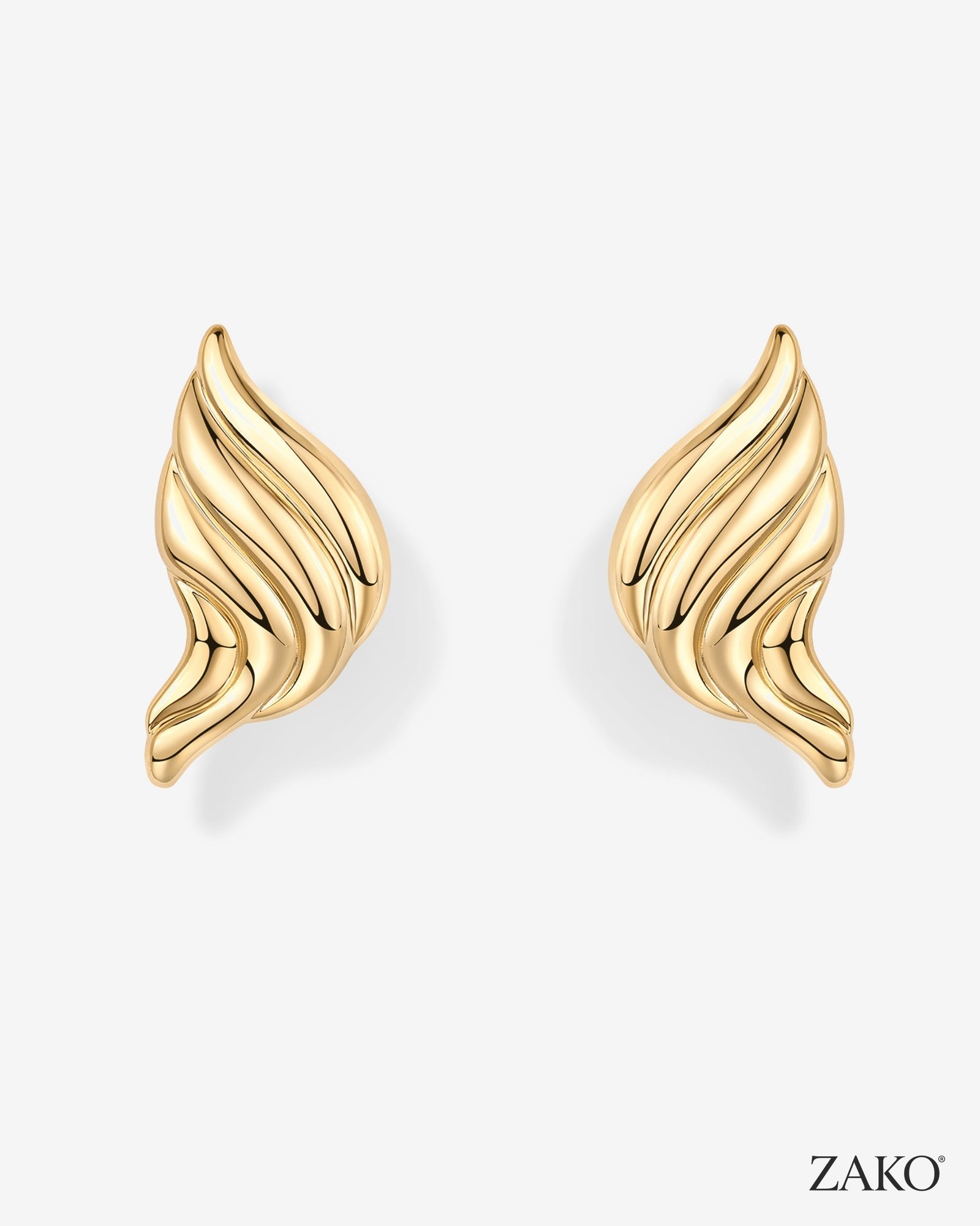 Isolde Croissant Studs - Image 3