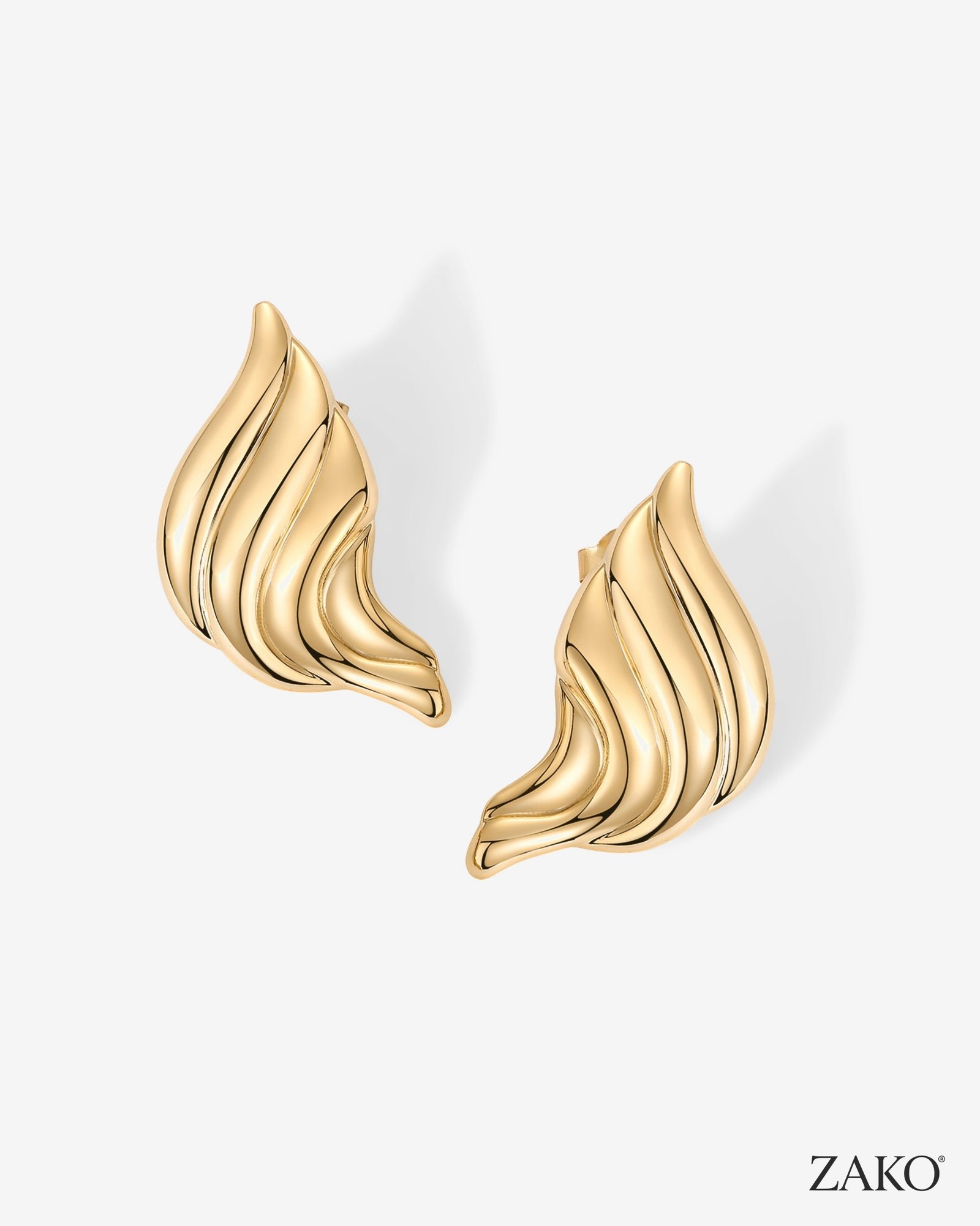 Isolde Croissant Studs - Image 5