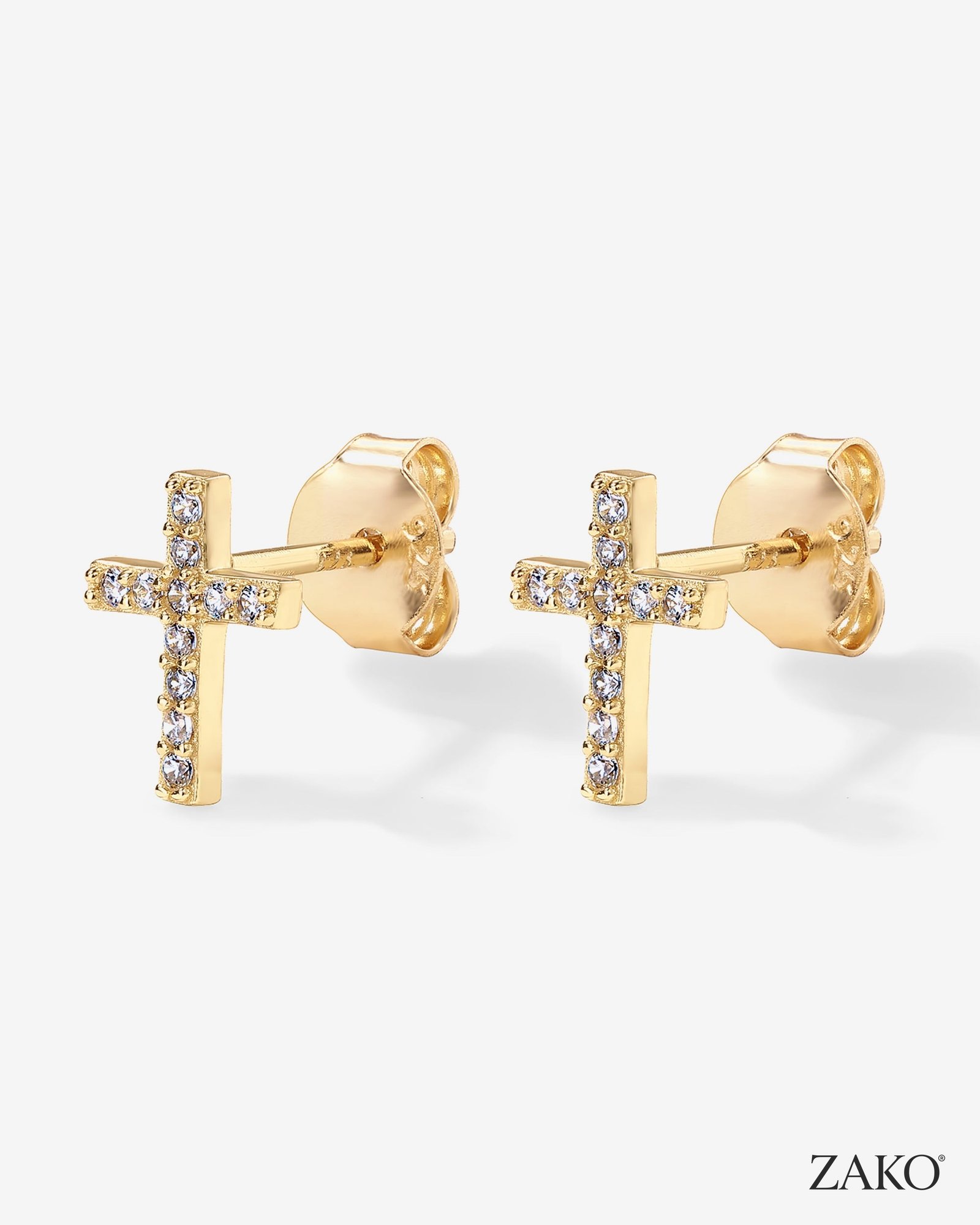 Vida Cross Studs - Image 2