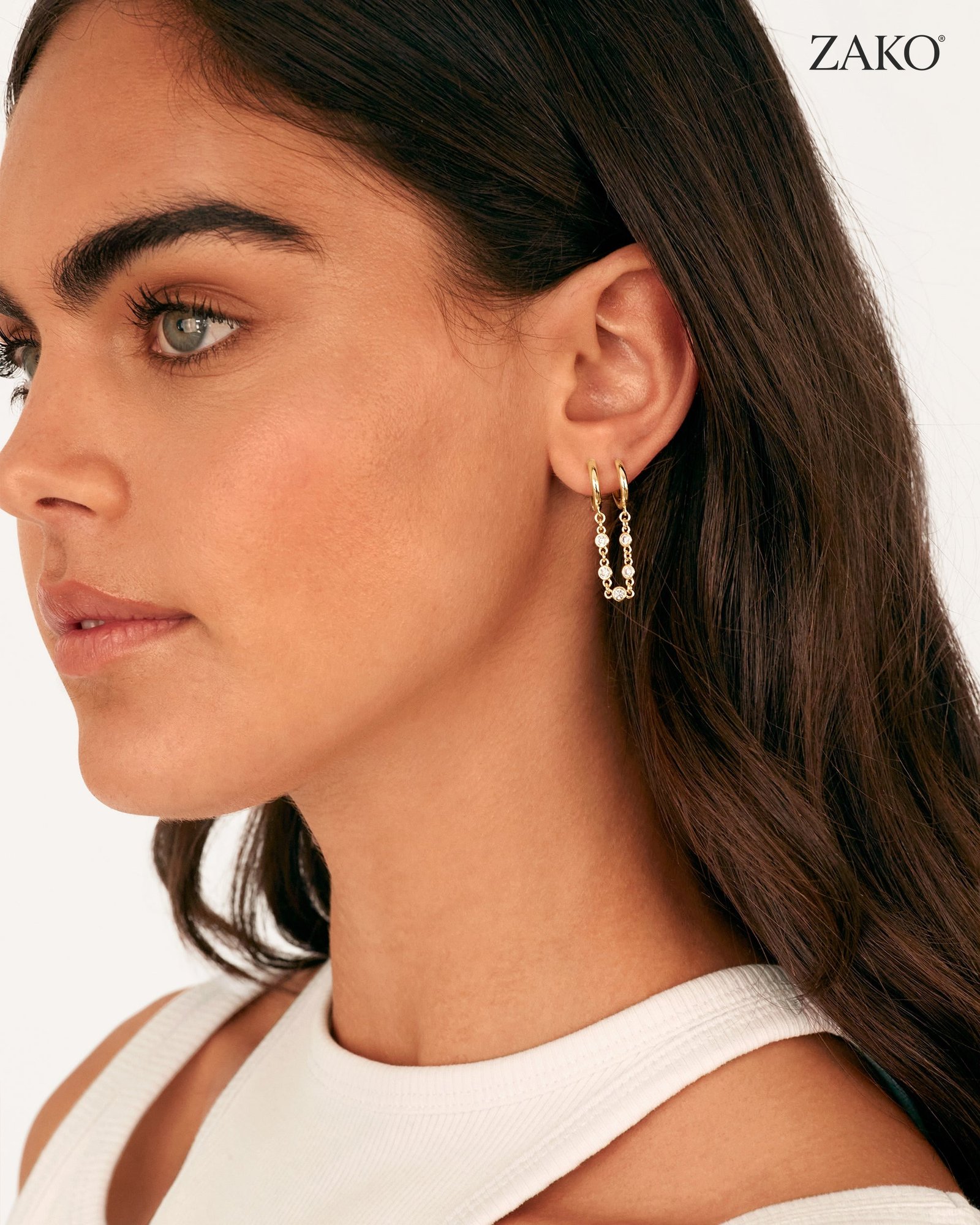 Elise Huggie Earrings - Image 4