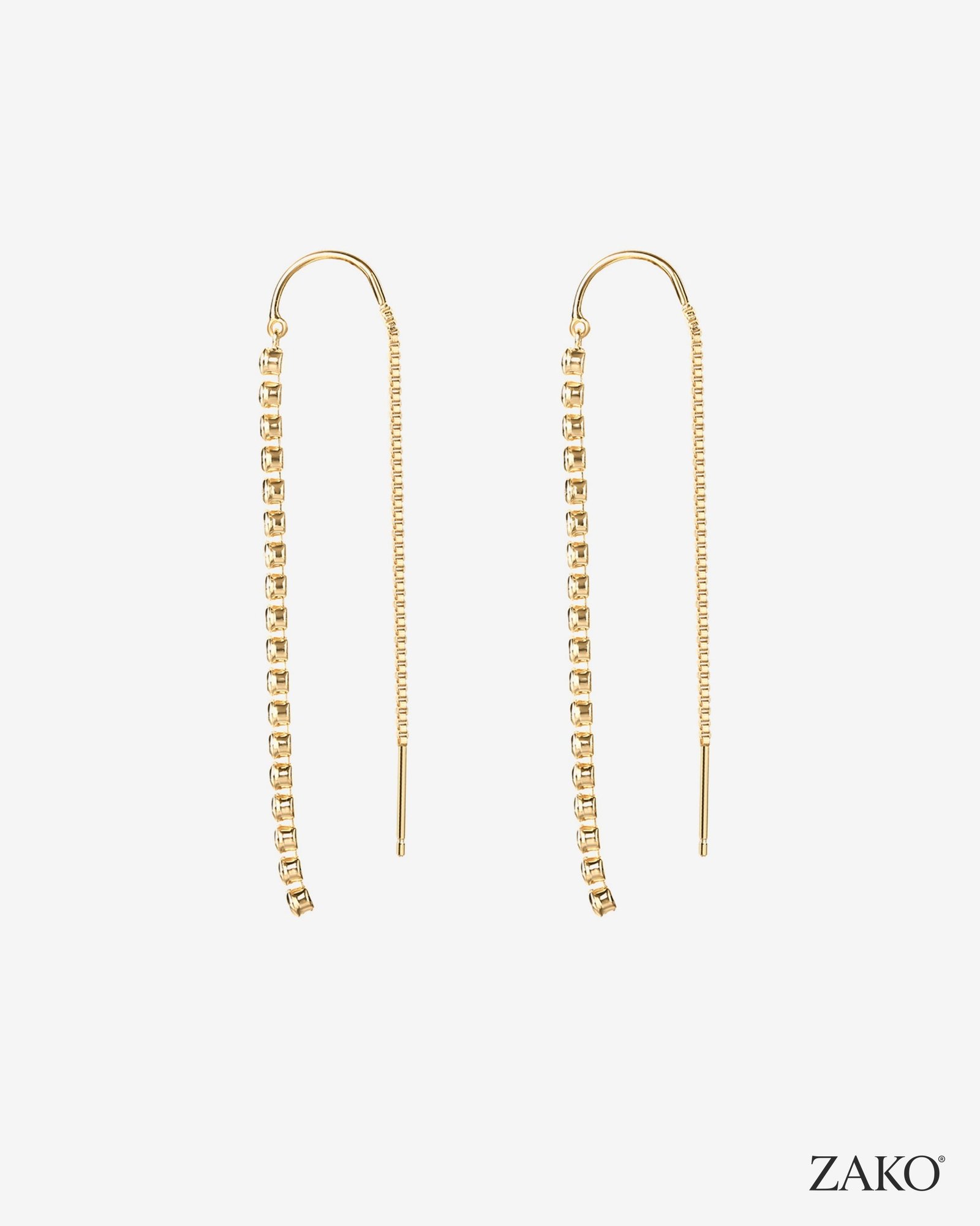 Nola Threader Earrings - Image 3