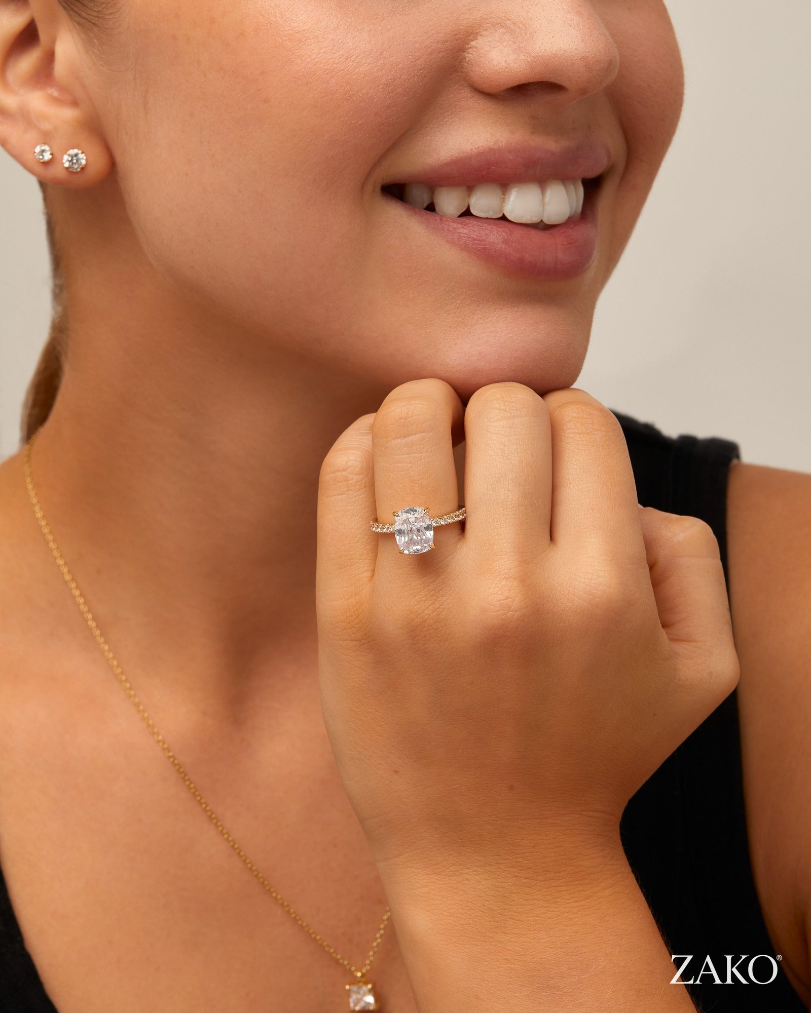 Ophelia Cushion Ring - Image 5