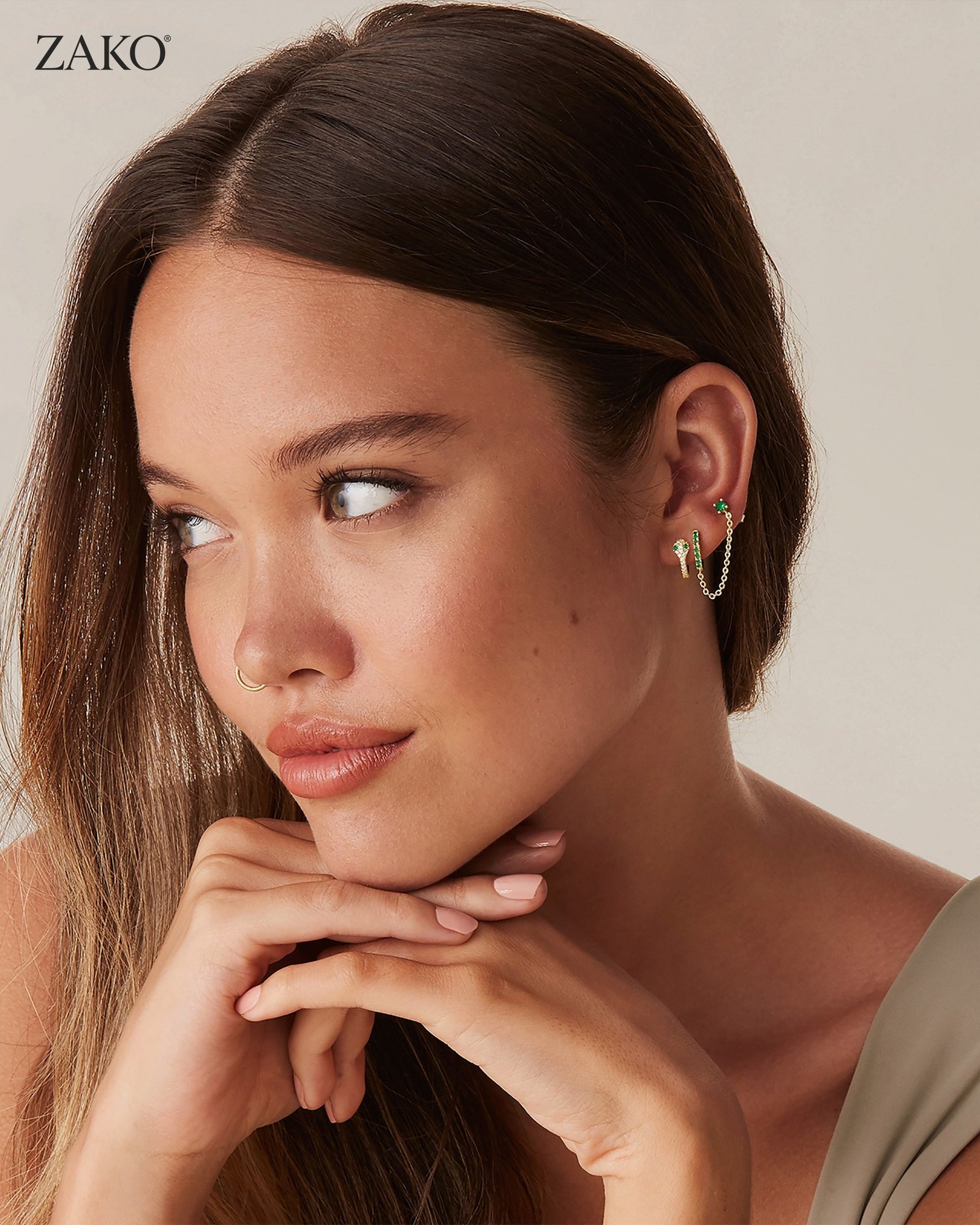 Imogen Huggie Earrings - Image 5