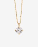 Mae Solitaire Necklace