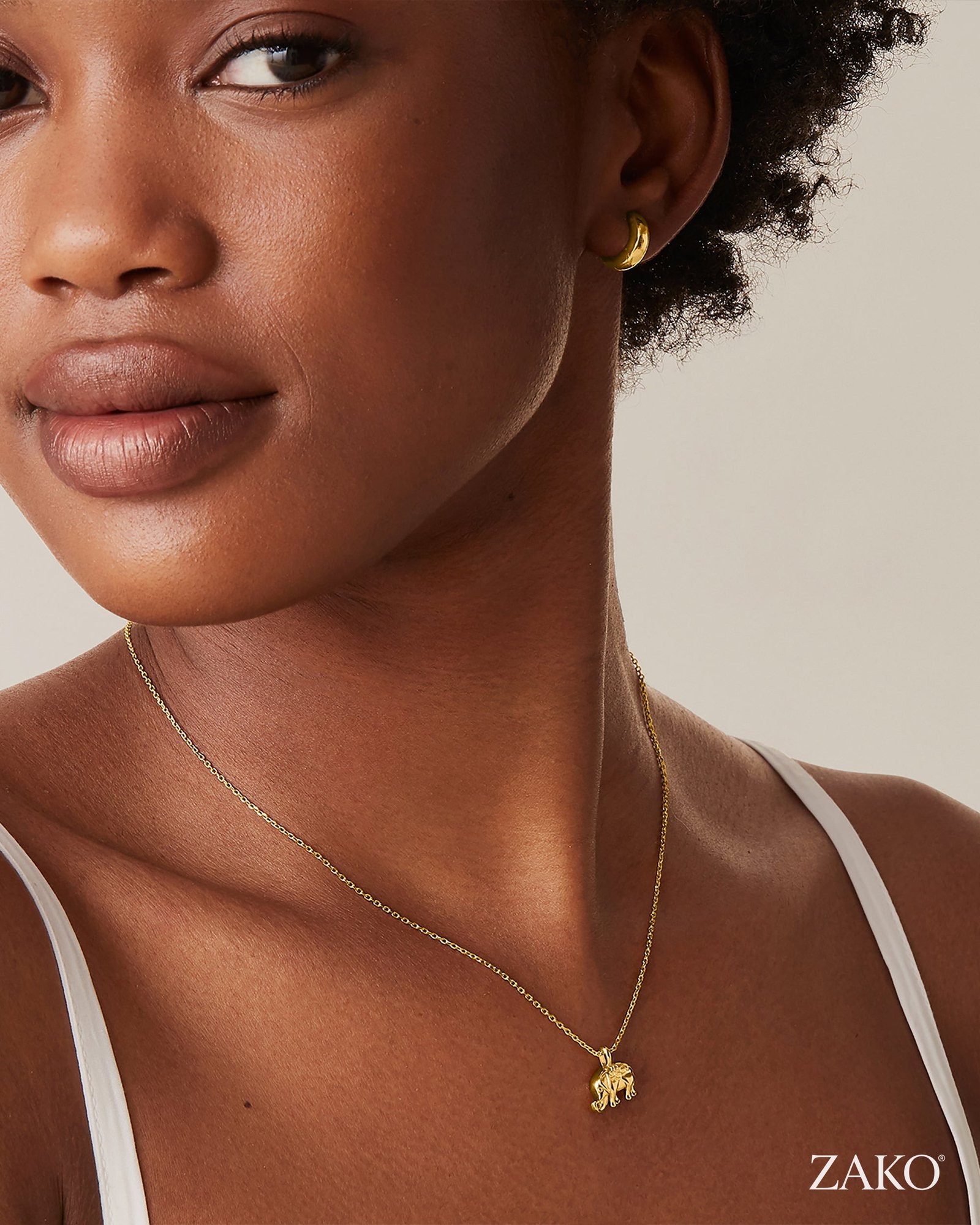 Pia Elephant Necklace - Image 3