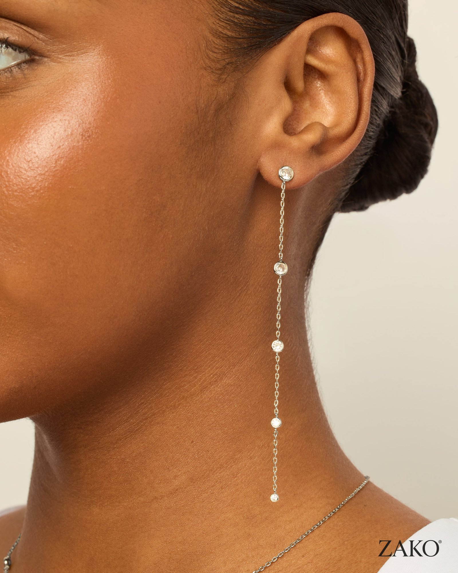 Delphine Drop Earrings - Image 4