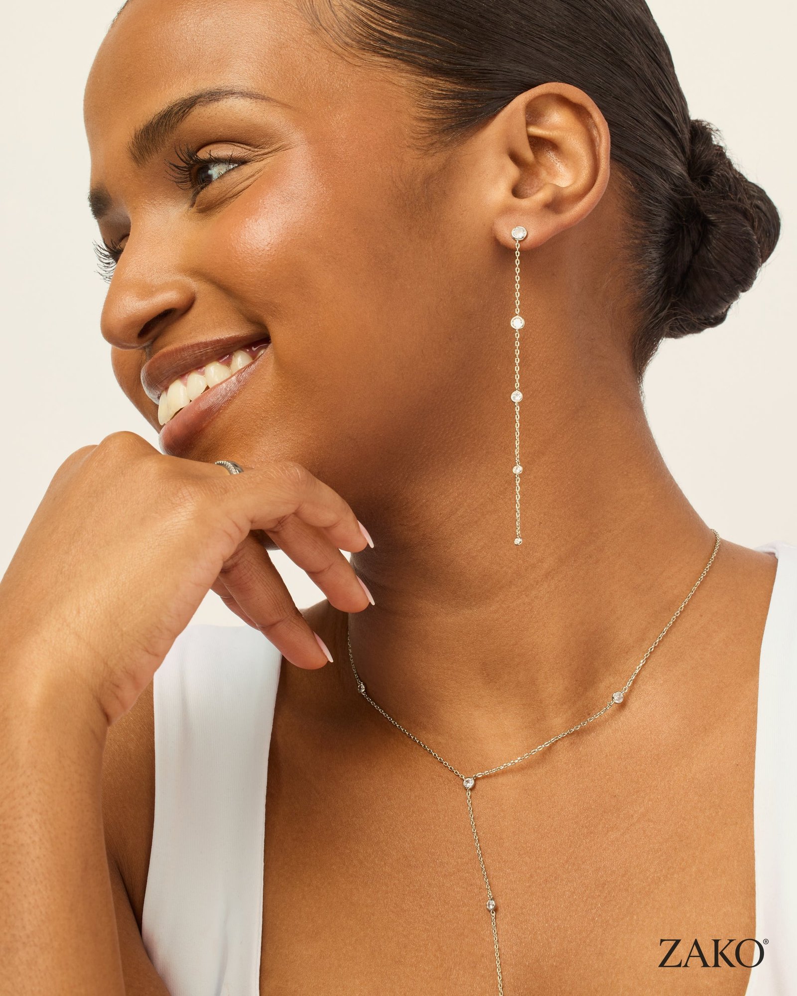 Delphine Drop Earrings - Image 5