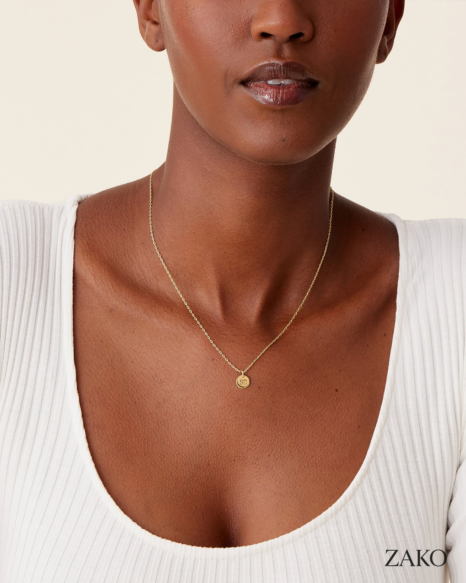 Josie Disc Necklace - Image 3