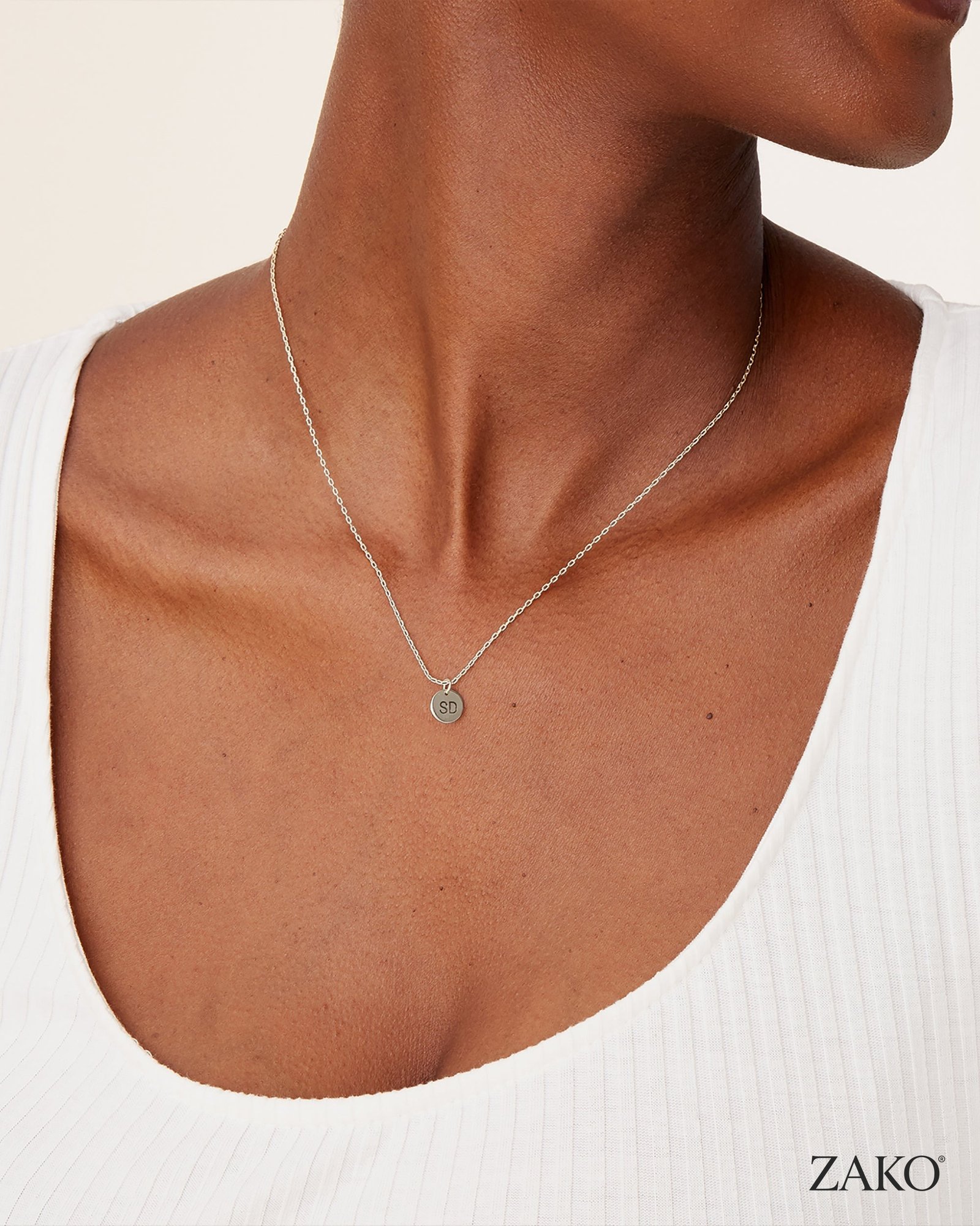 Josie Disc Necklace - Image 8