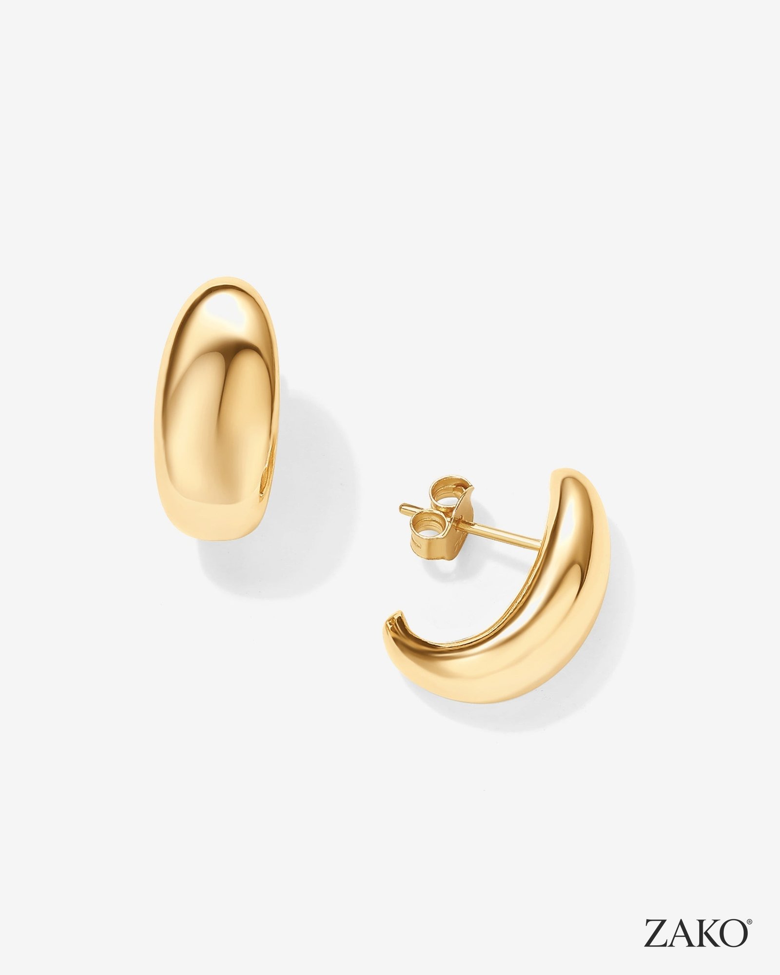 Bianca Dome Hoops - Image 2