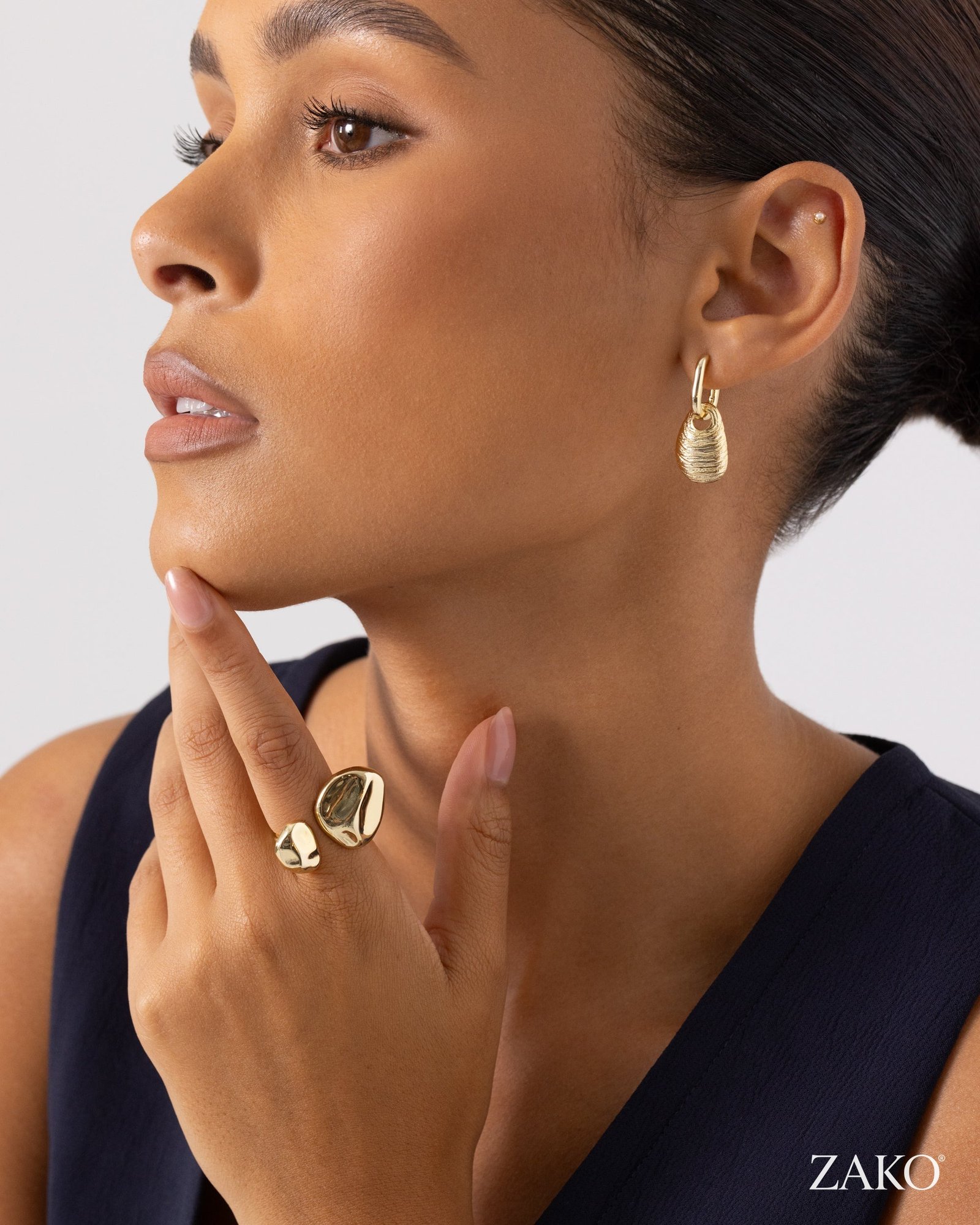 Nola Pebble Ring - Image 4