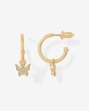 Honor Butterfly Hoops