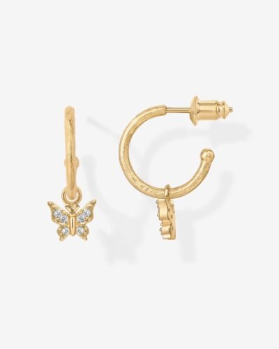 Honor Butterfly Hoops