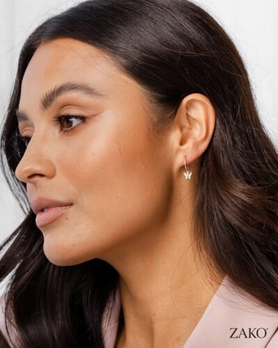 Honor Butterfly Hoops