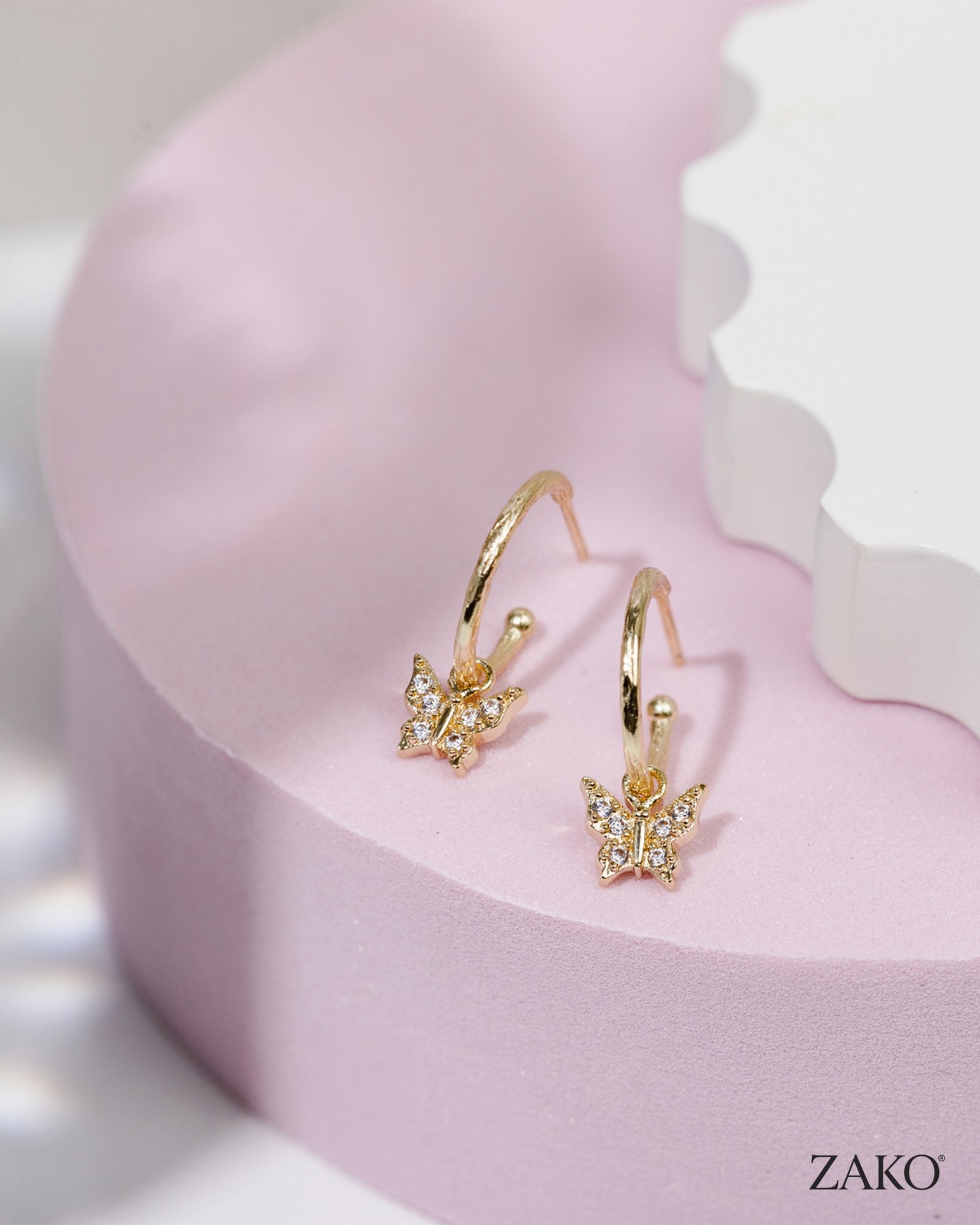 Honor Butterfly Hoops - Image 3