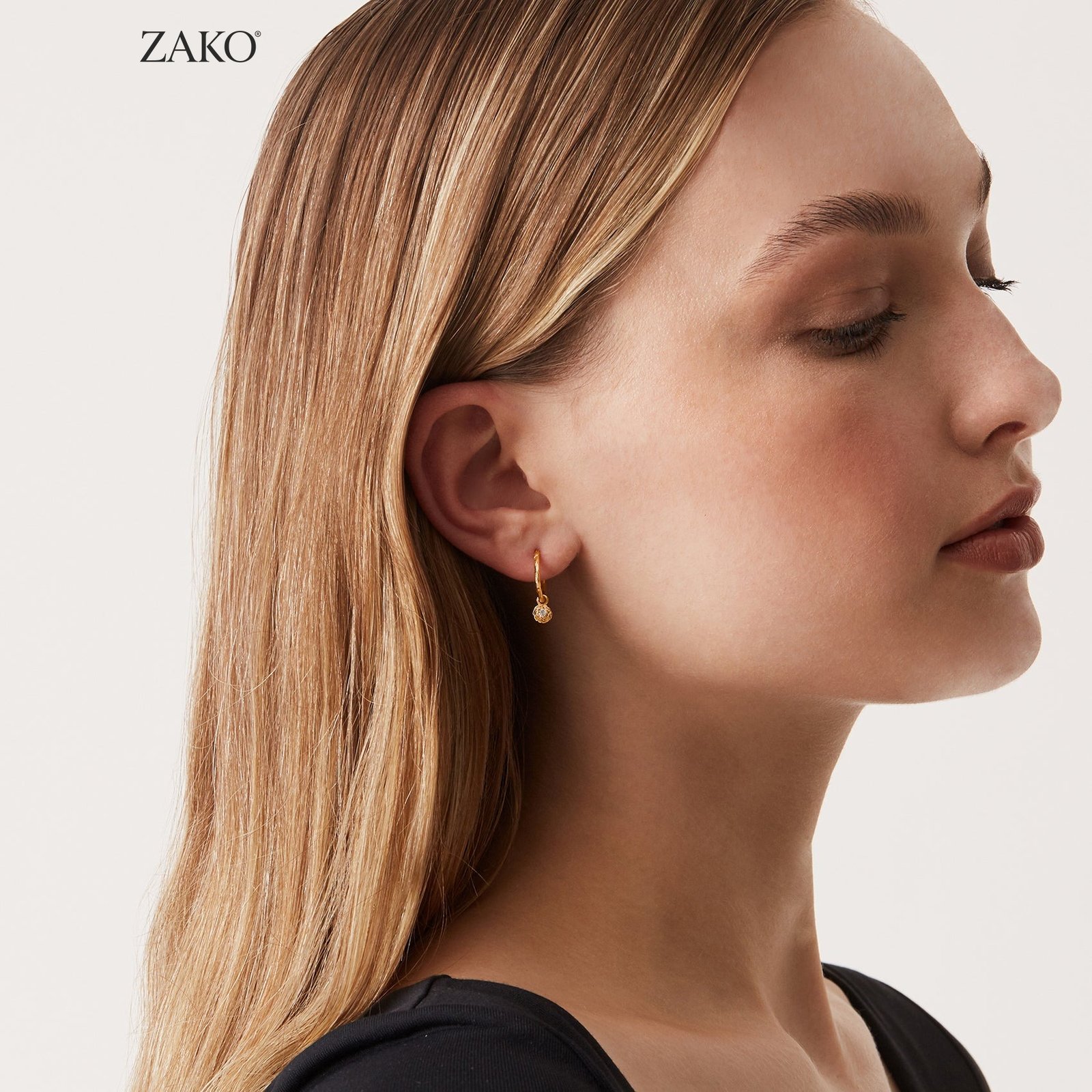 Dalia Drop Hoops - Image 4