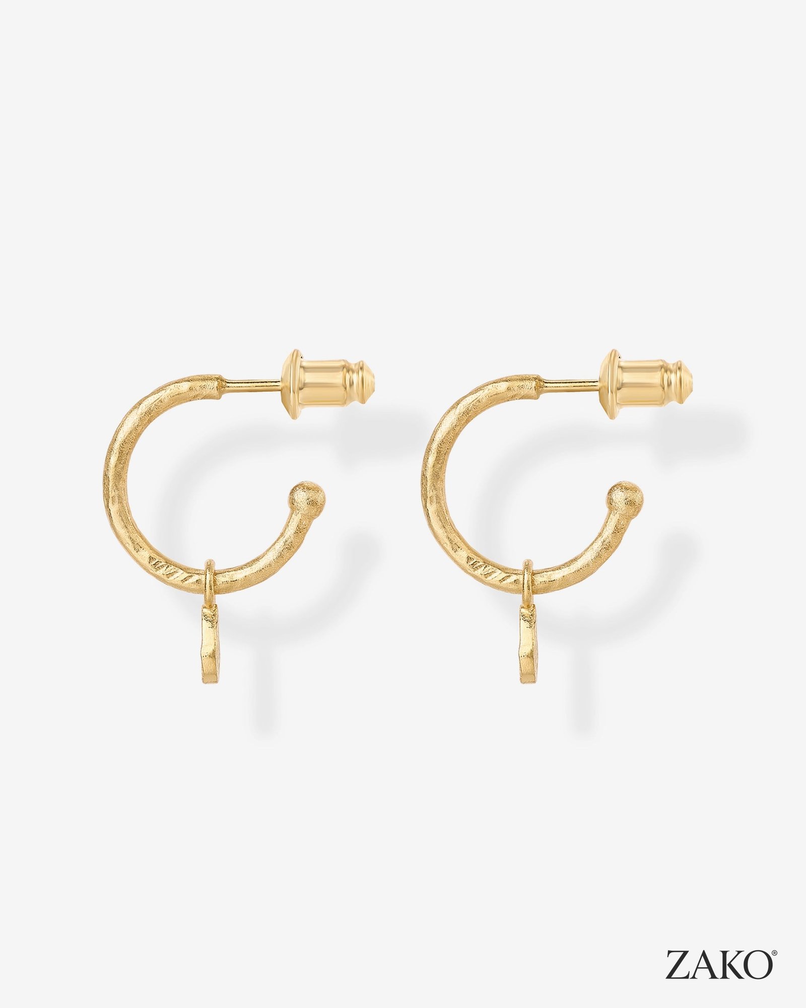 Fleur Drop Hoops - Image 4