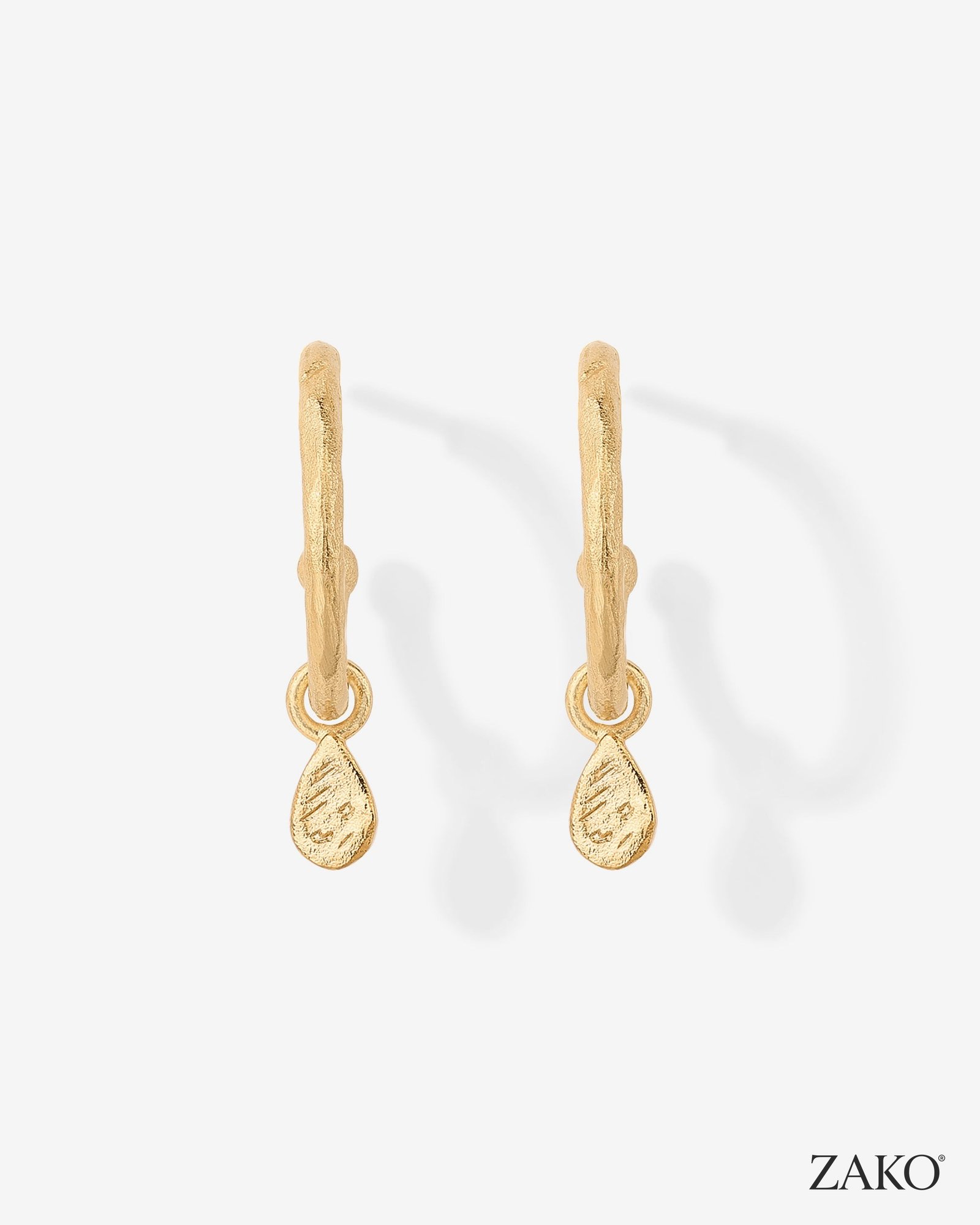 Fleur Drop Hoops - Image 5