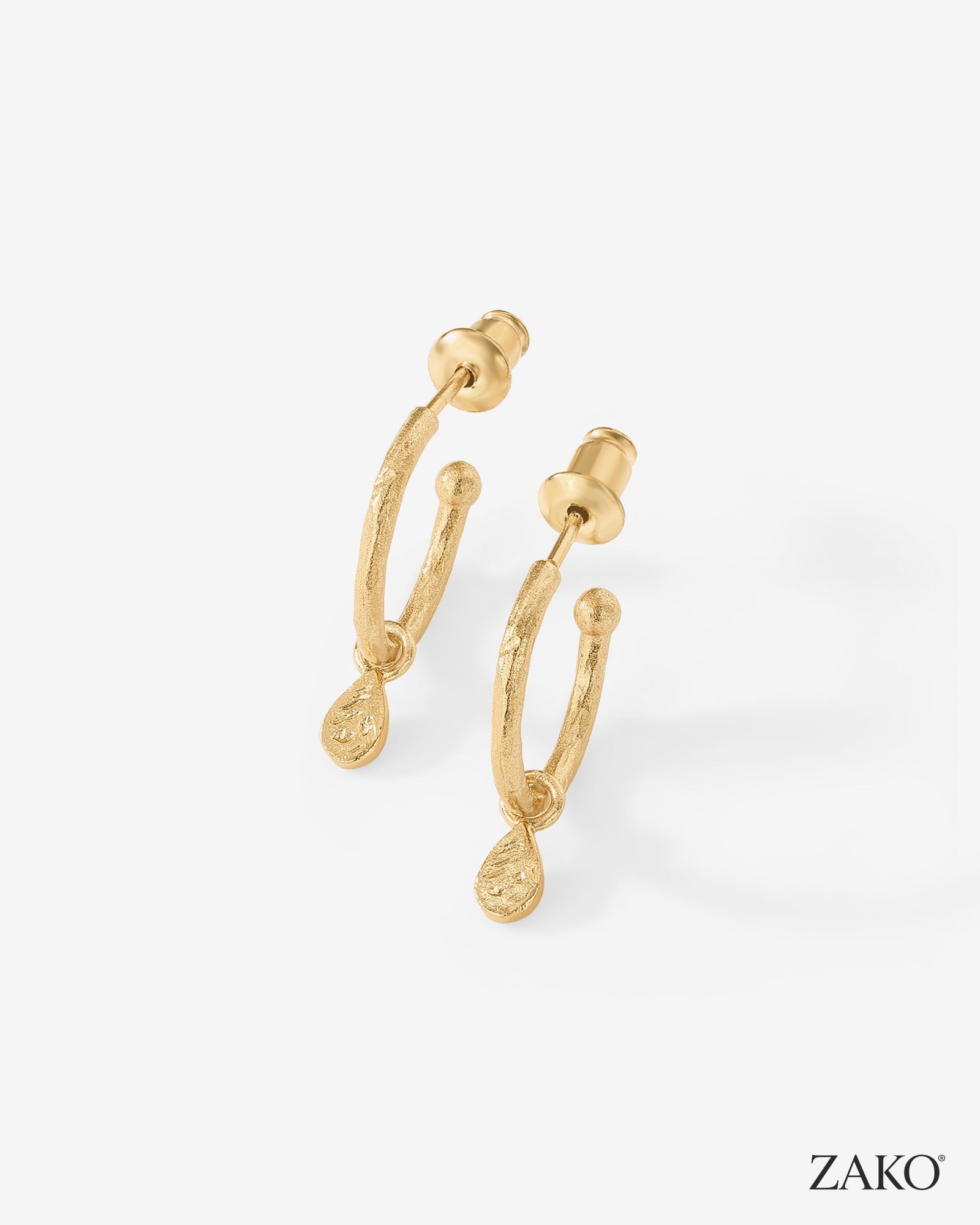 Fleur Drop Hoops - Image 6