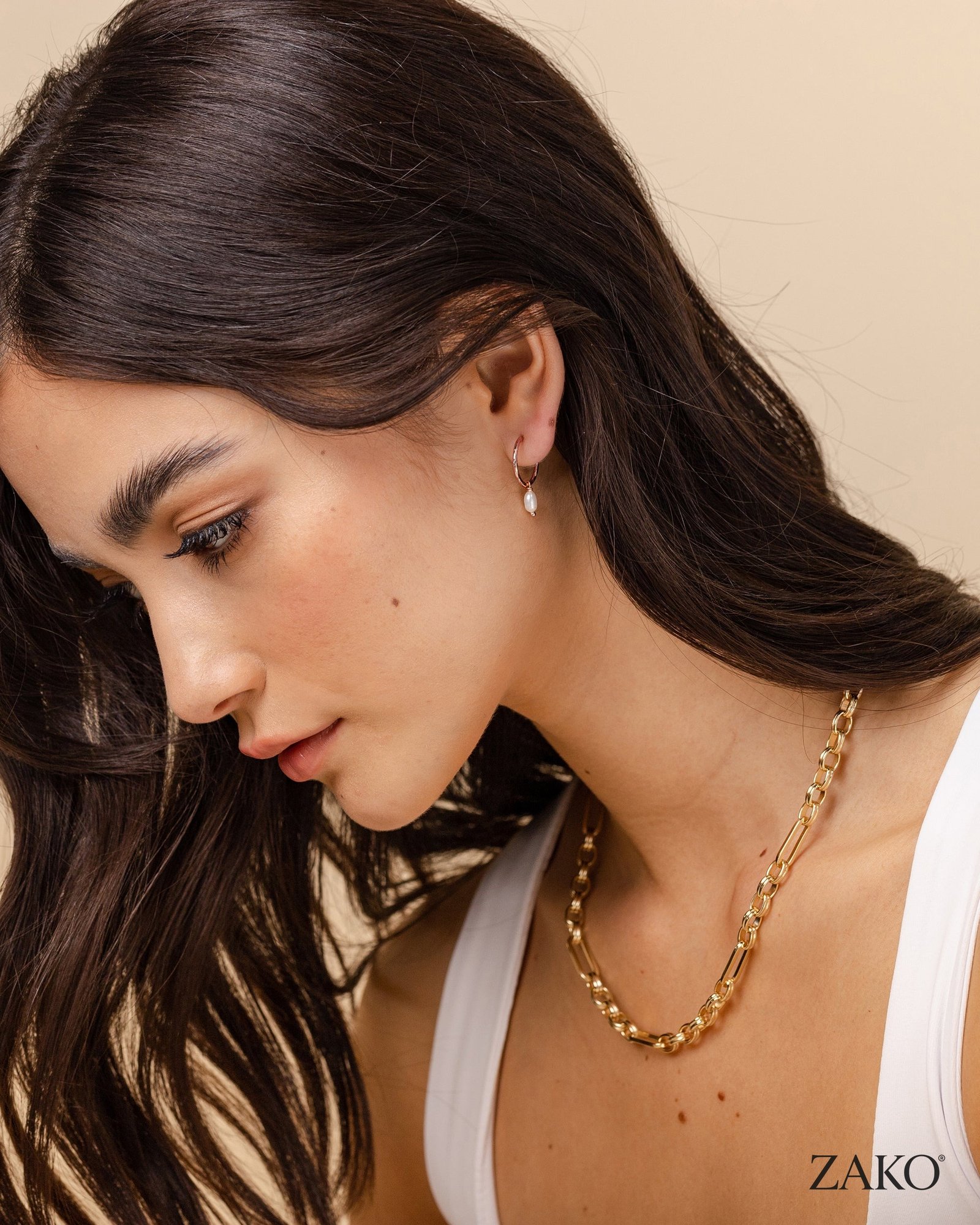 Manon Pearl Hoops - Image 12