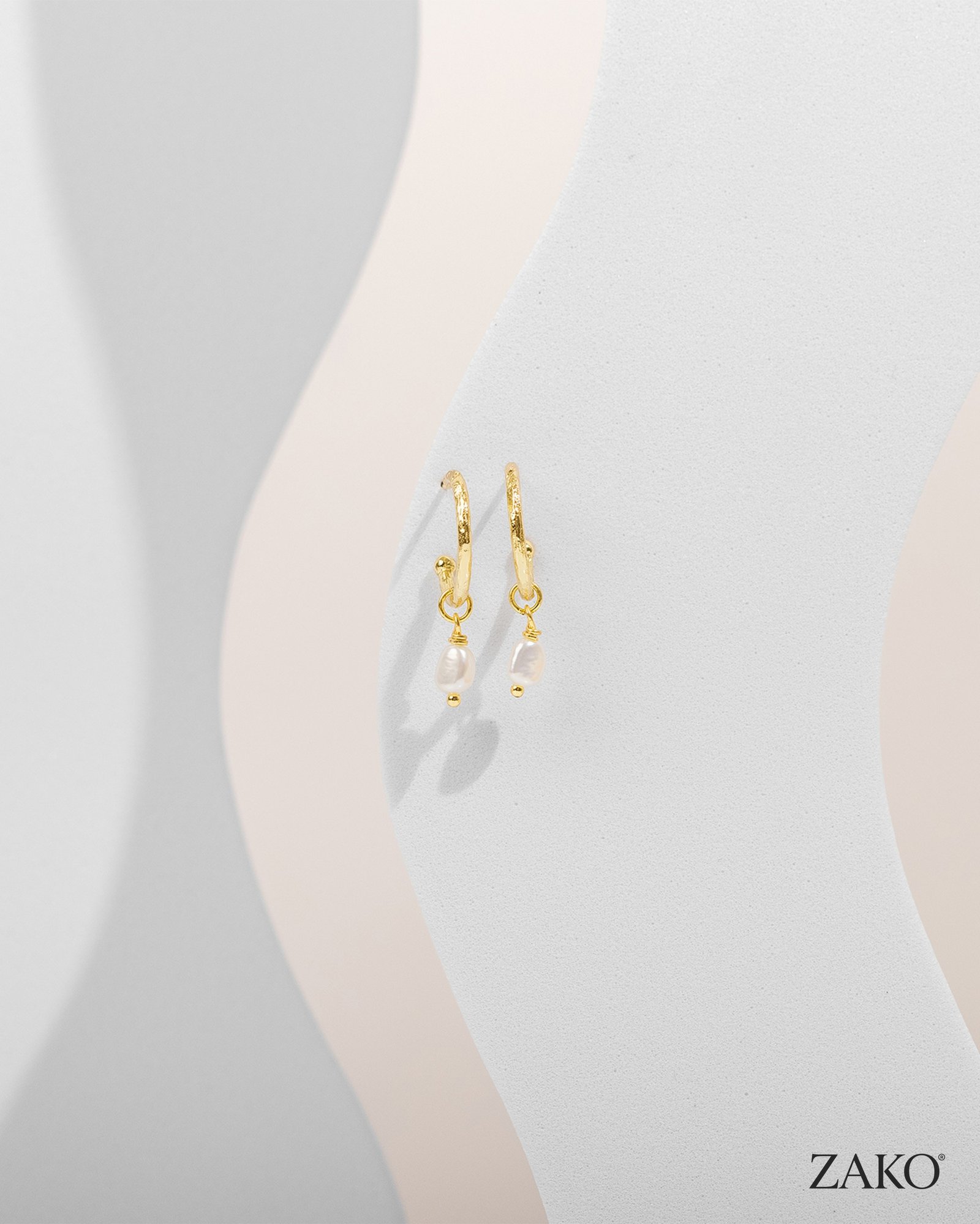 Manon Pearl Hoops - Image 13