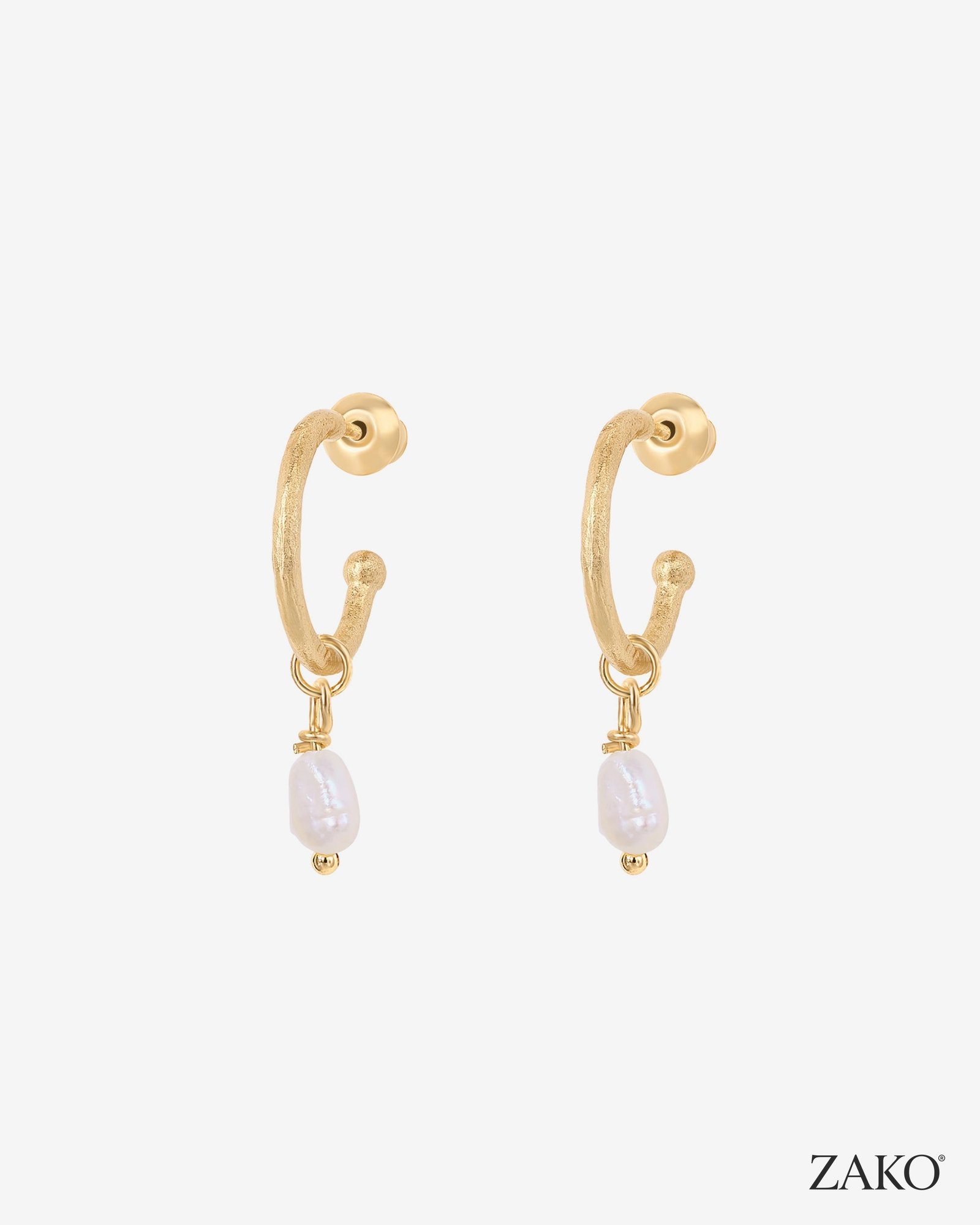 Manon Pearl Hoops - Image 5