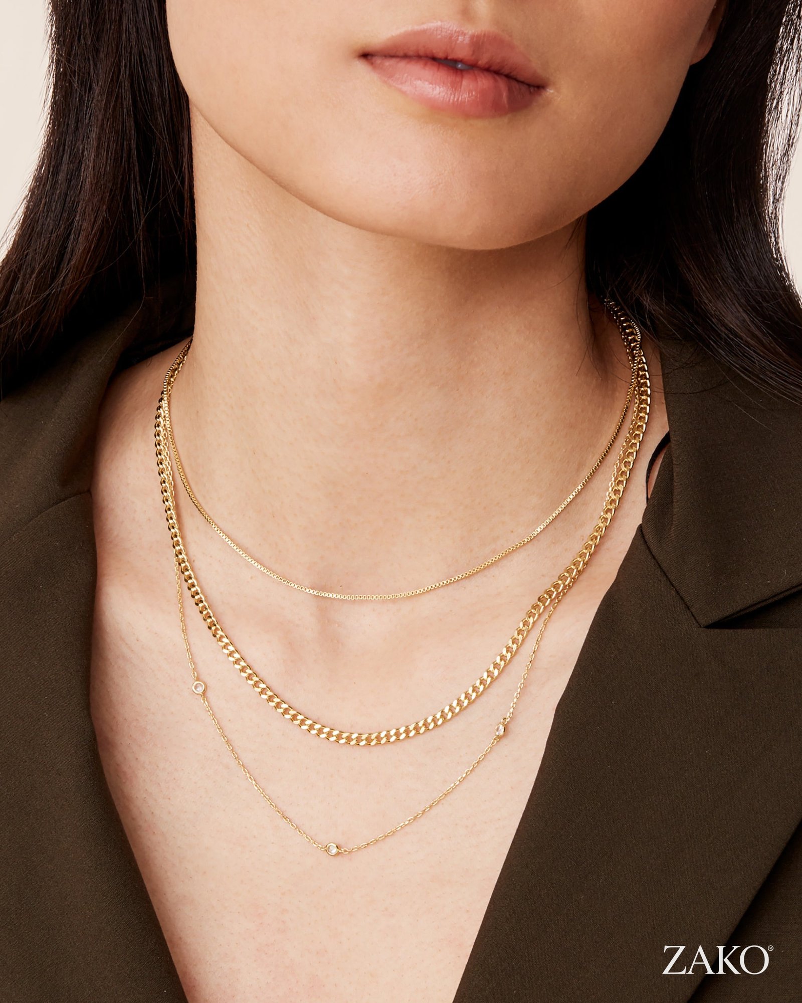Amara Layered Necklace - Image 3