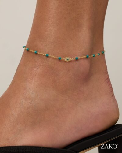 Ines Evil Eye Anklet
