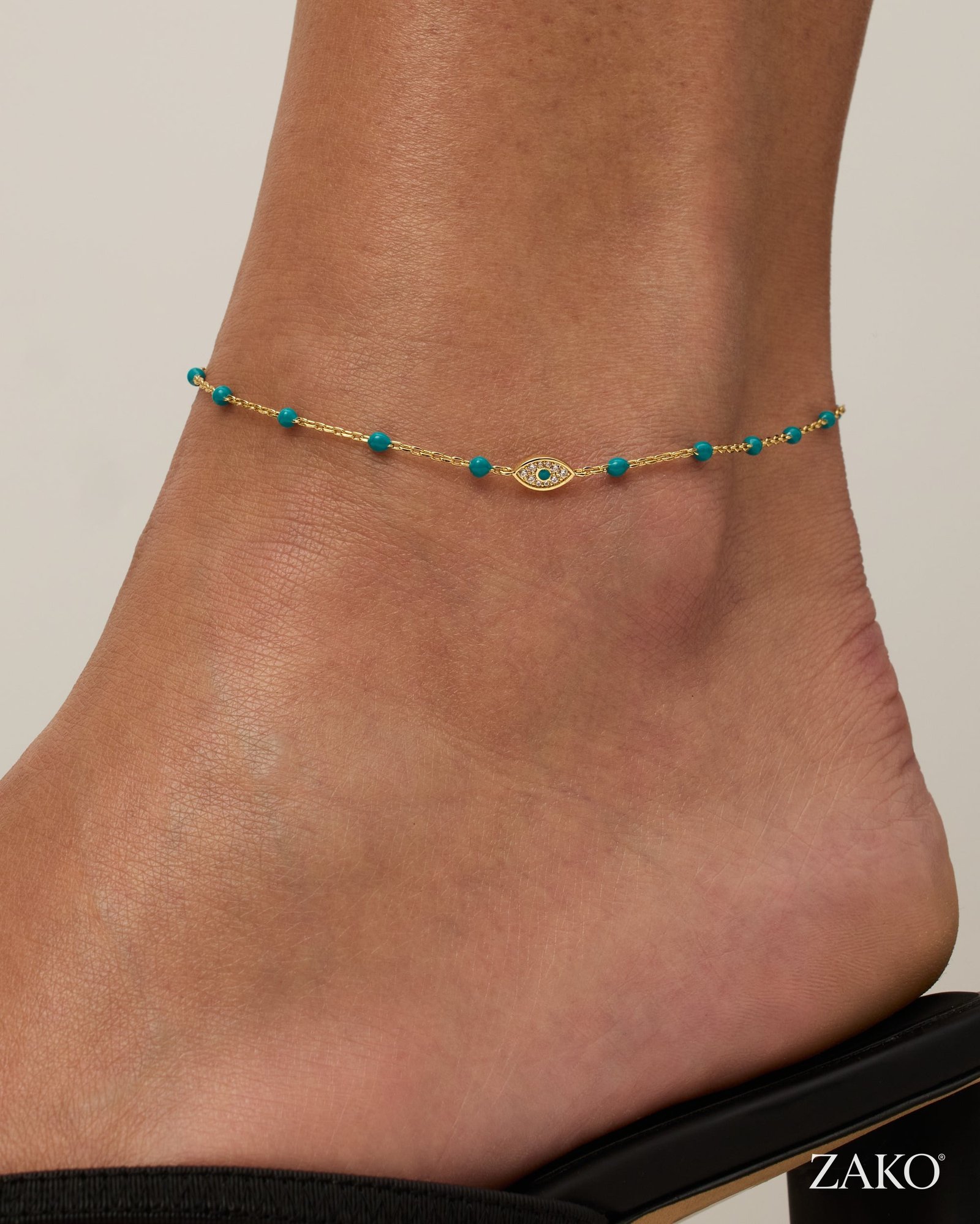 Ines Evil Eye Anklet - Image 2