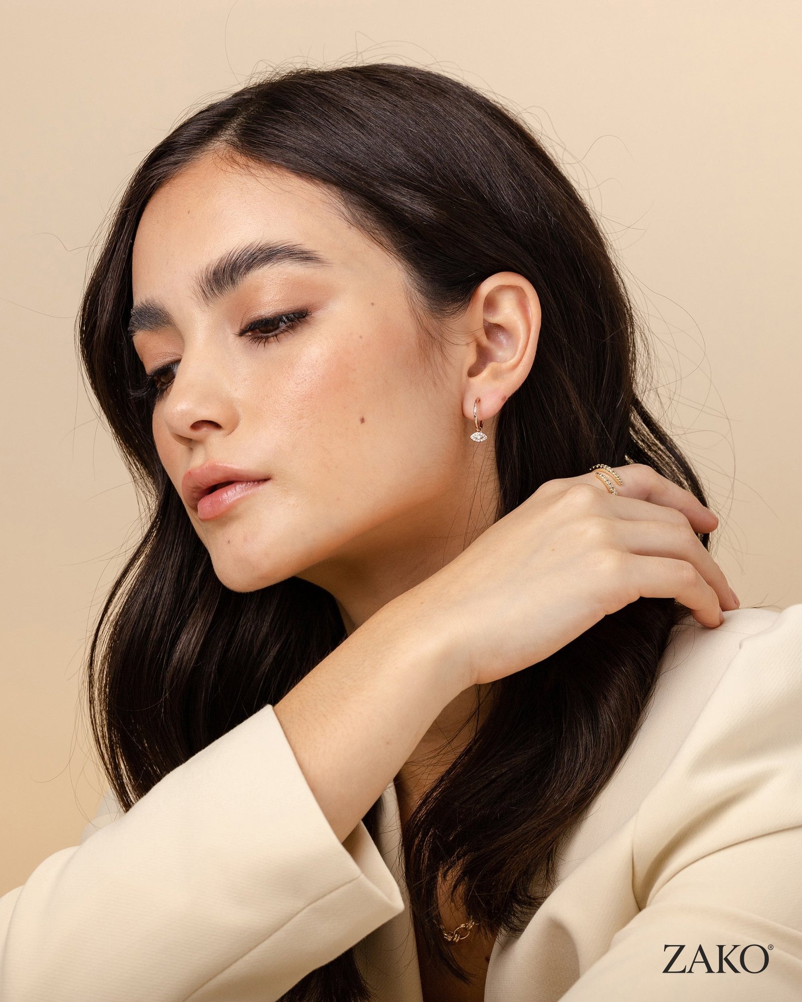Oriane Eye Hoops - Image 9