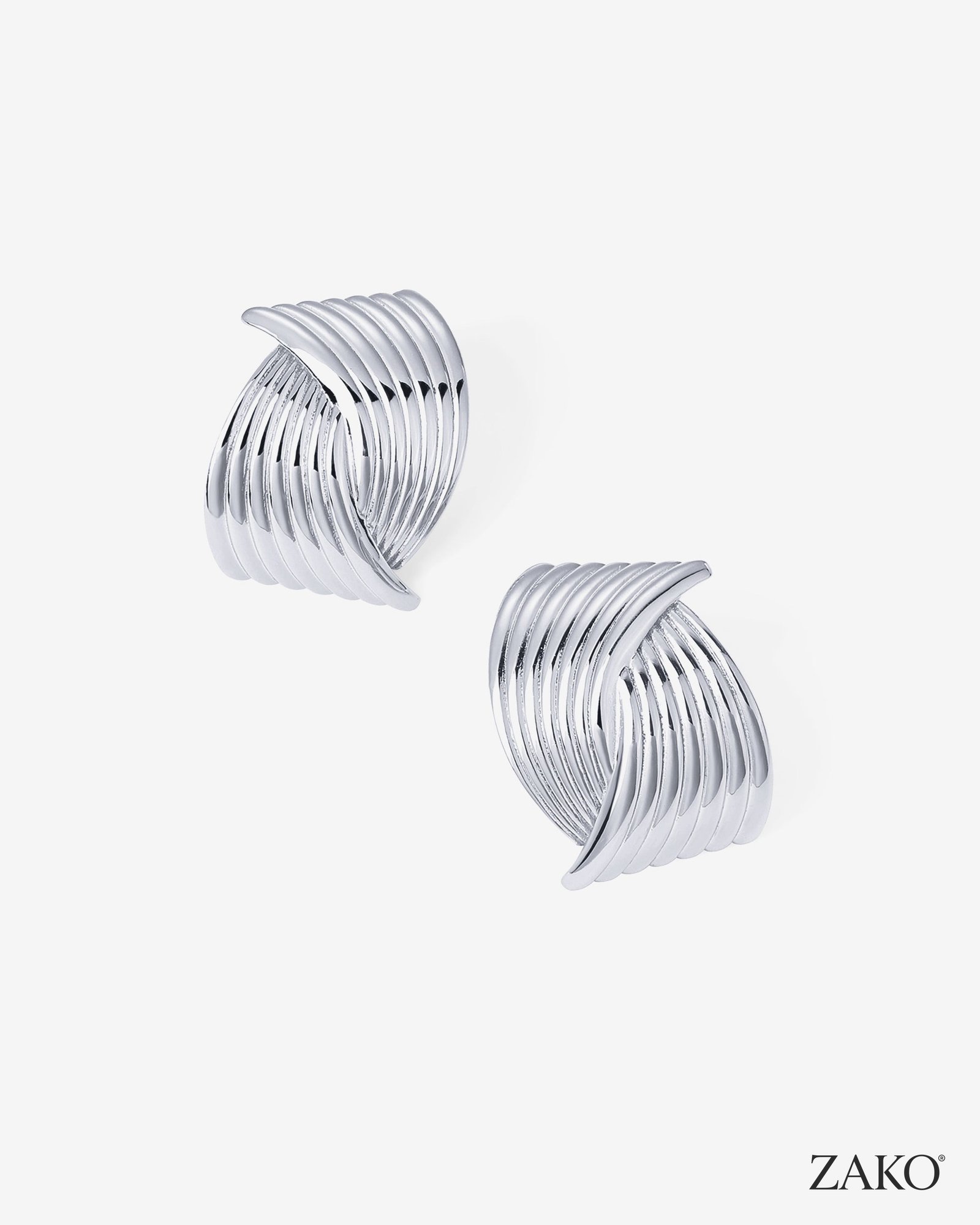 Delphine Fan Studs - Image 6