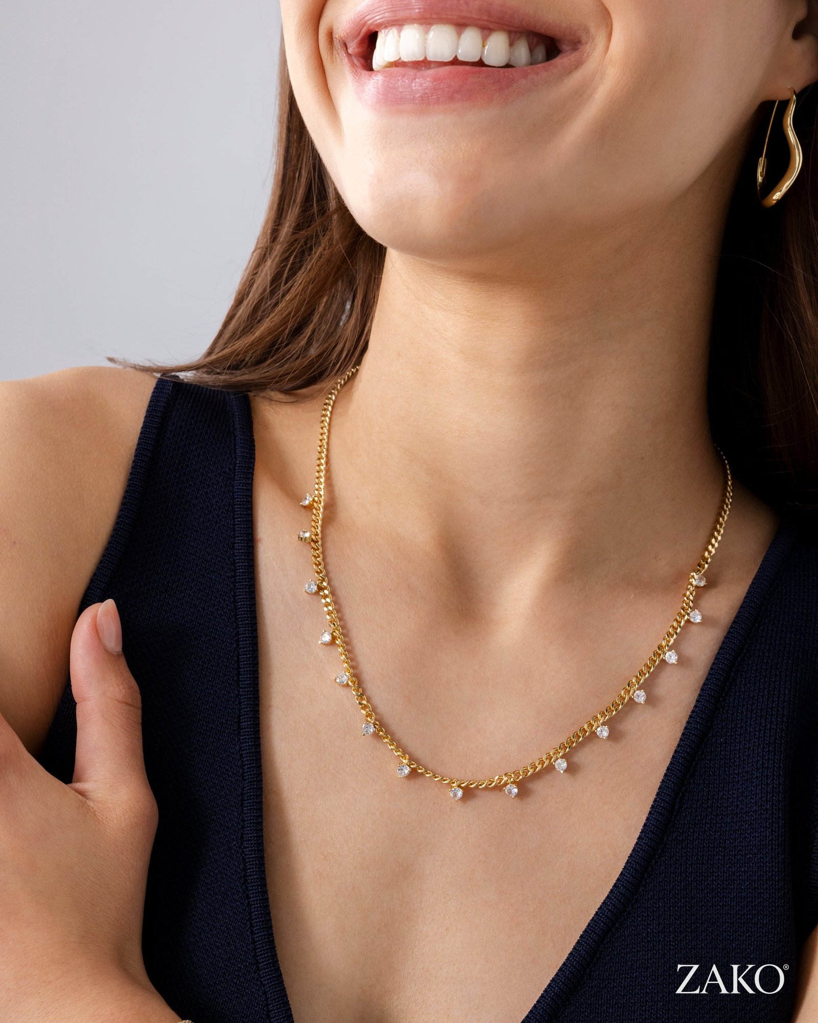 Ophelia Stone Drop Chain - Image 3