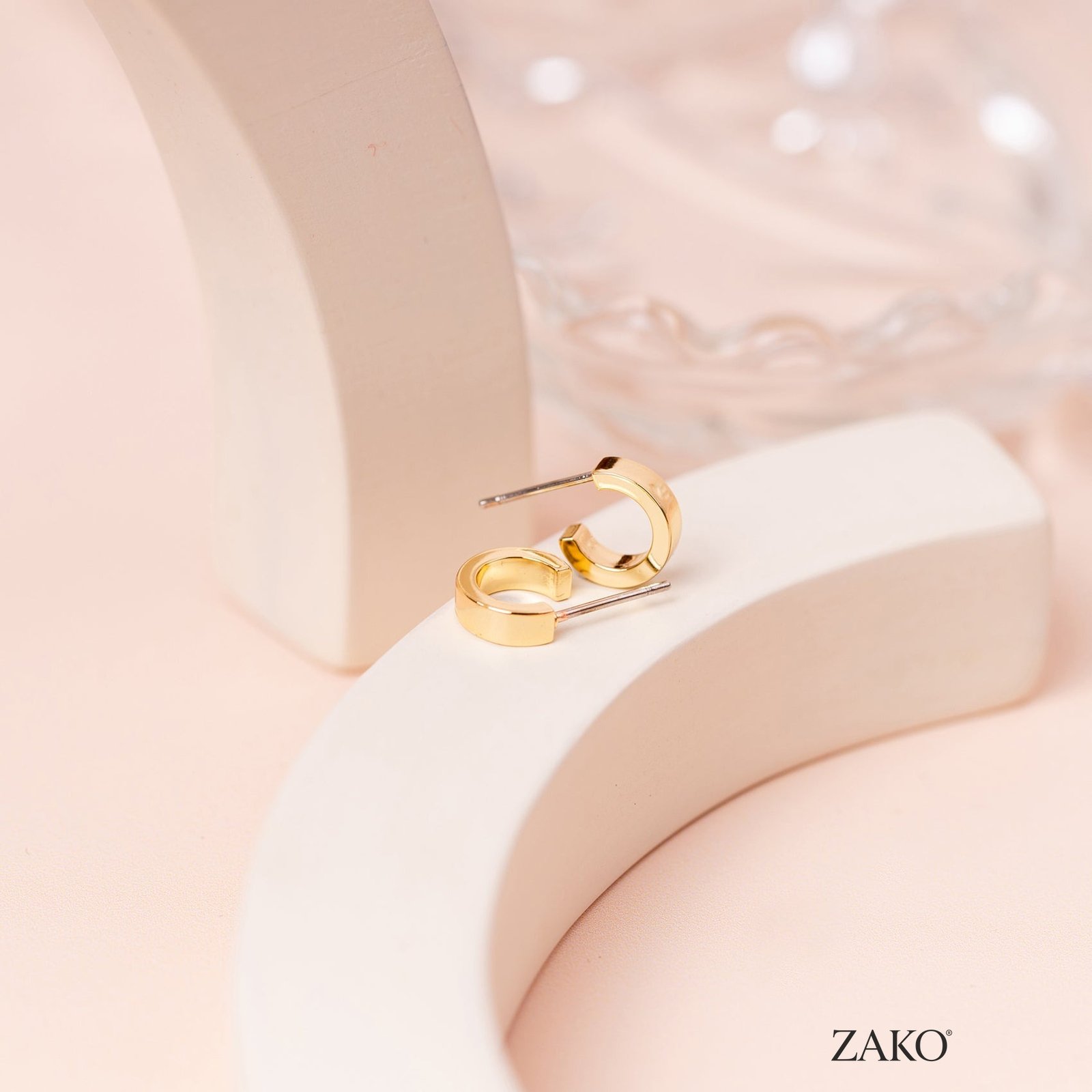 Colette Square Hoops - Image 2