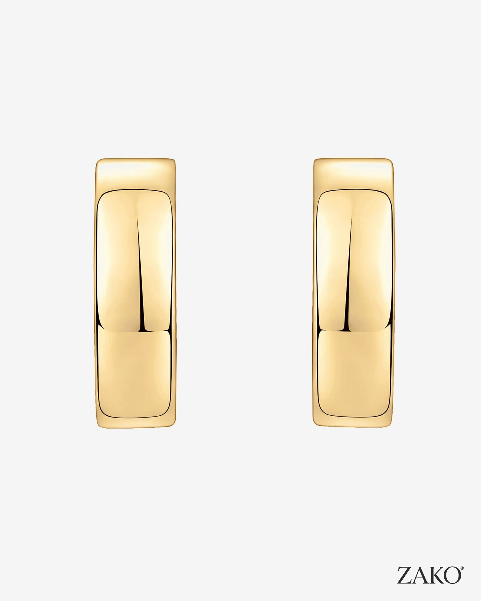 Colette Square Hoops - Image 4
